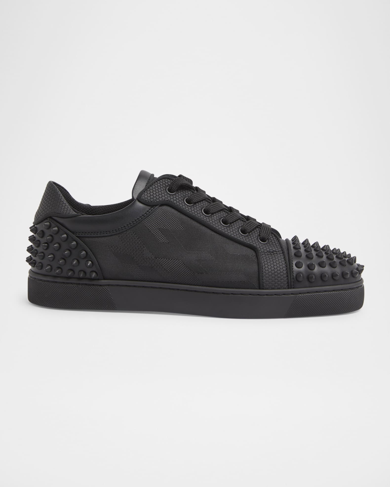 Christian Louboutin Men's Seavaste 2 Jacquard Low-Top Christian Louboutin Men's Seavaste 2 Jacquard Low-Top