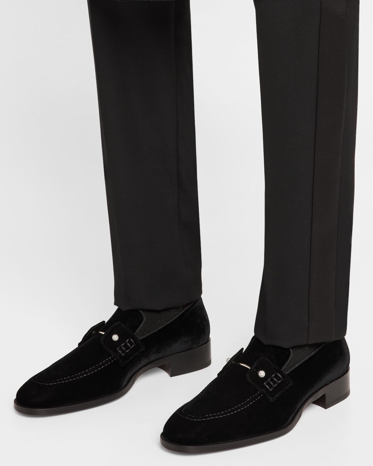 Men's Chambelimoc Night Strass Velvet Loafers 1