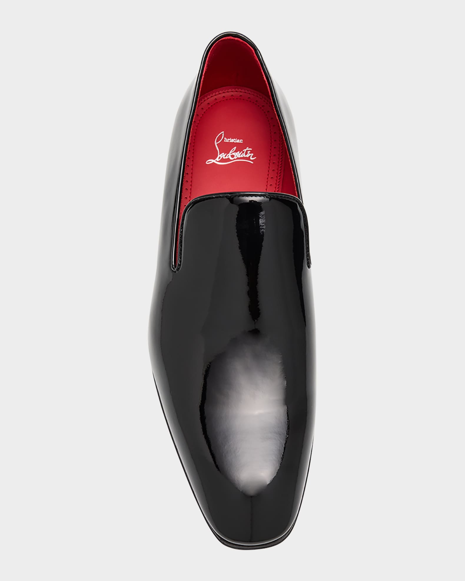 Christian Louboutin Men's Dandy Atlas Patent Leather Loafers