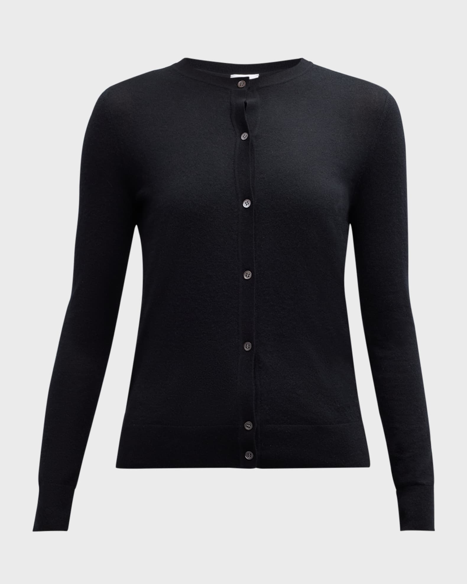 Cashmere Crewneck Cardigan 0