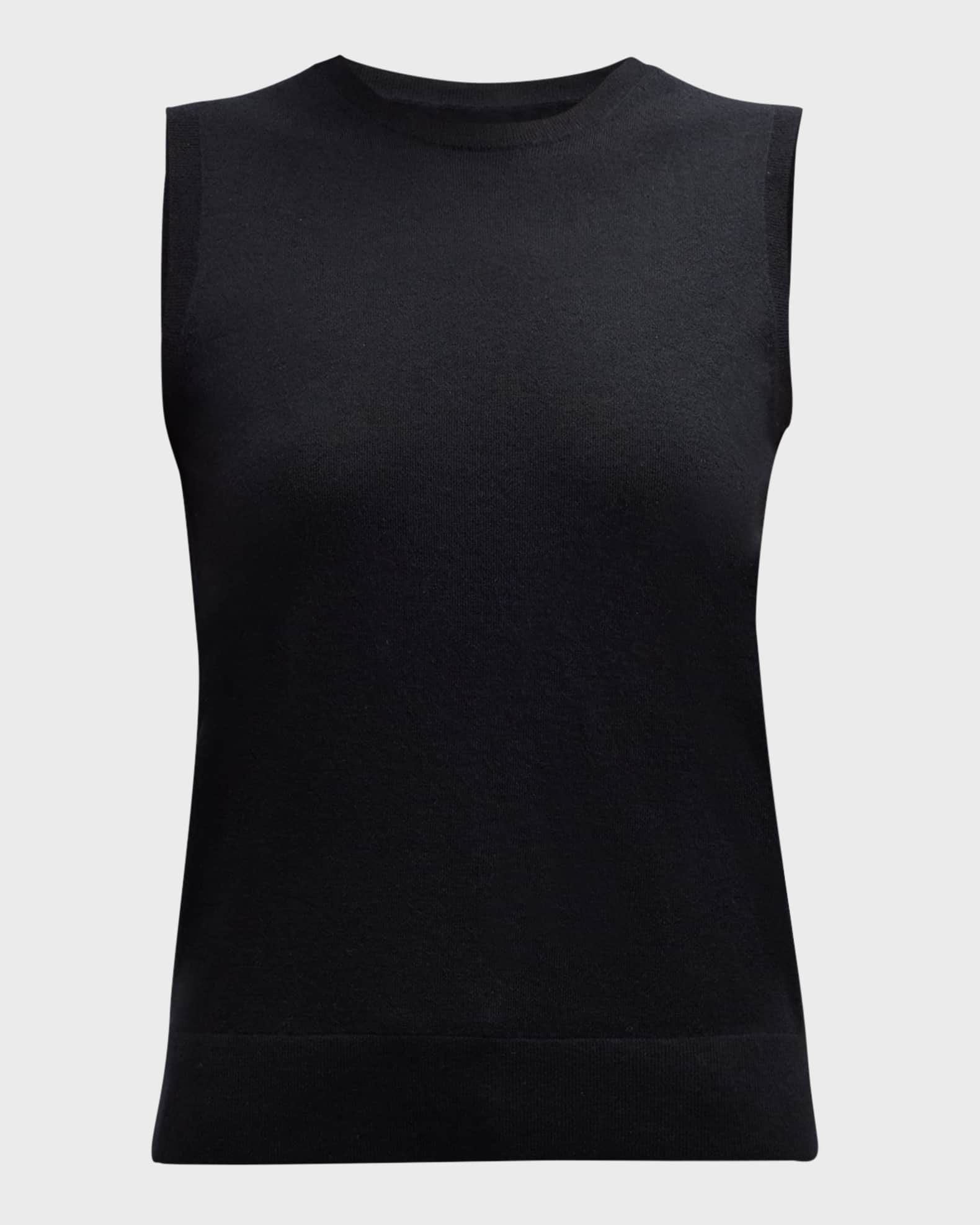 Superfine Cashmere Sleeveless Shell 0