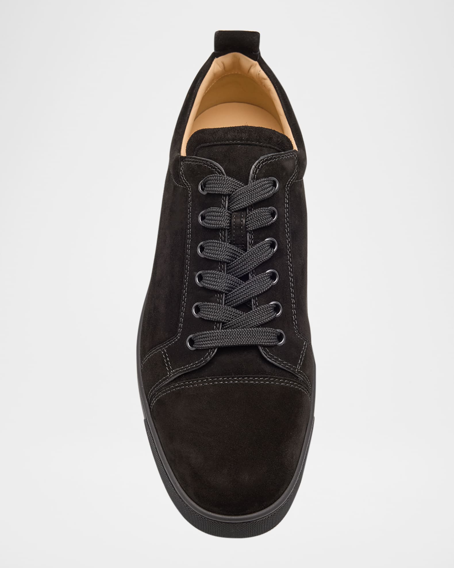 Louboutin louis flat suede outlet