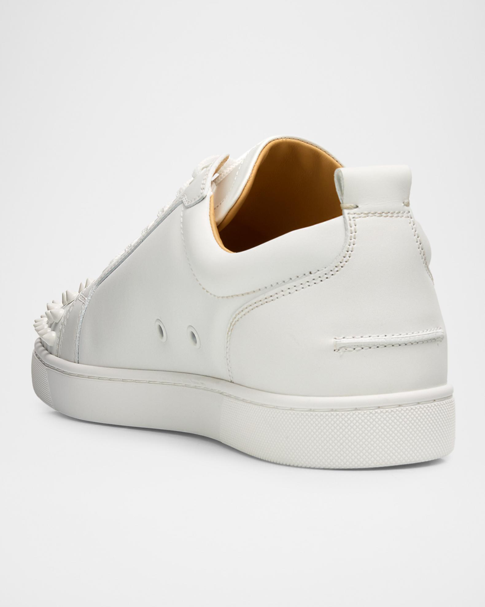 Christian Louboutin Men's Louis Junior Spikes Leather Low-Top