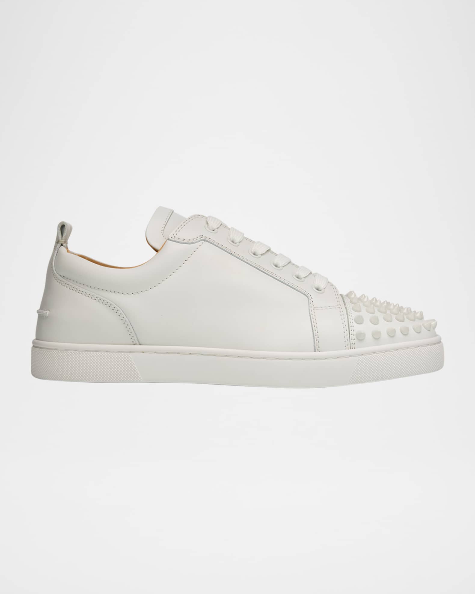 Christian Louboutin Men's Louis Junior Spikes Leather Low-Top