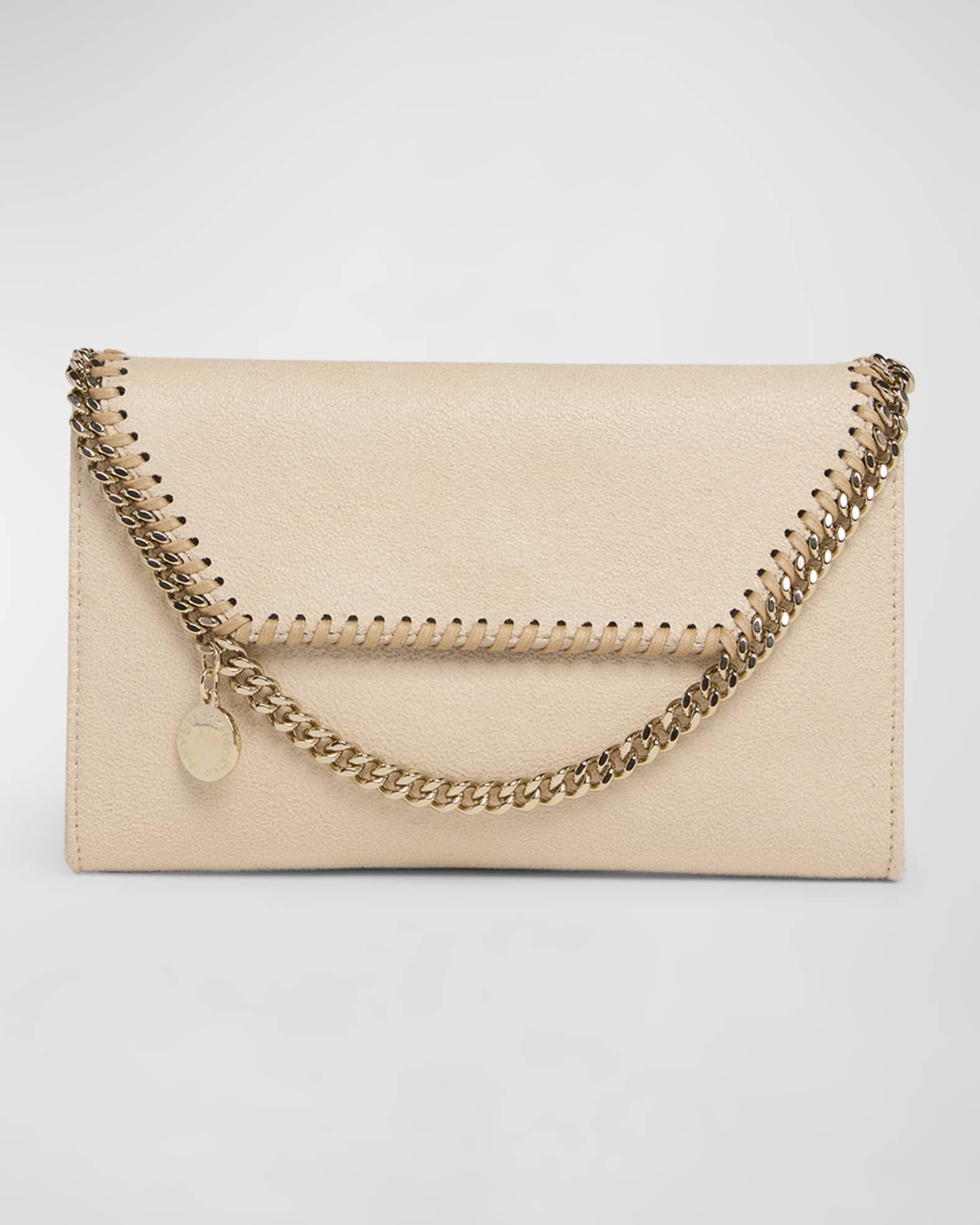 Stella faded mccartney mini round monogram bag