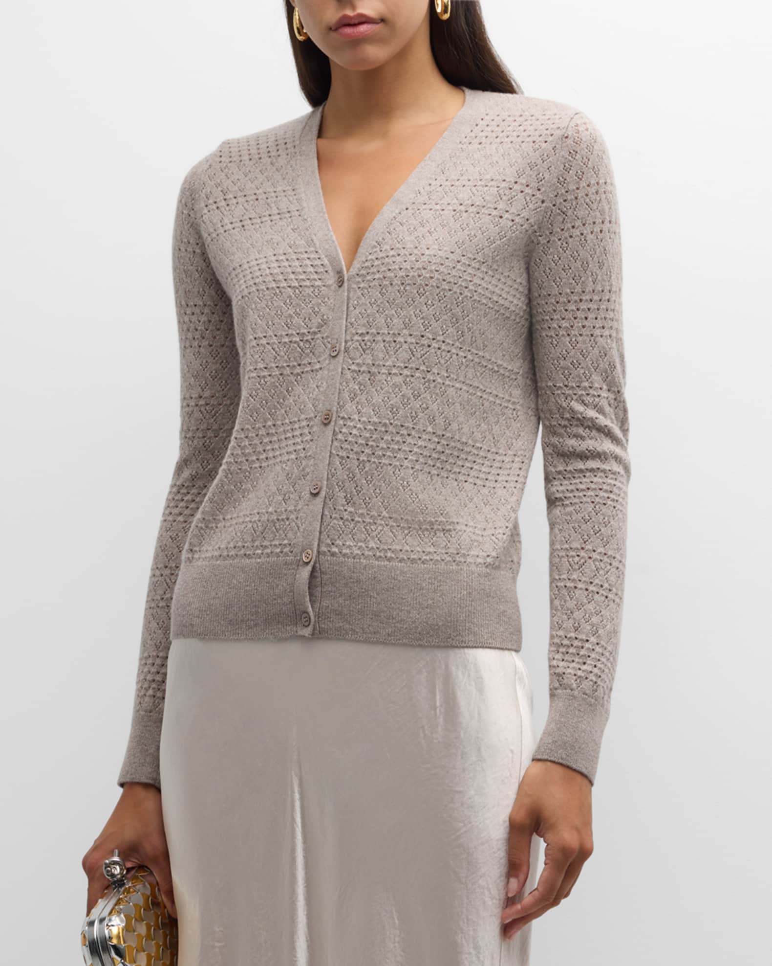 Neiman marcus cashmere cardigan top