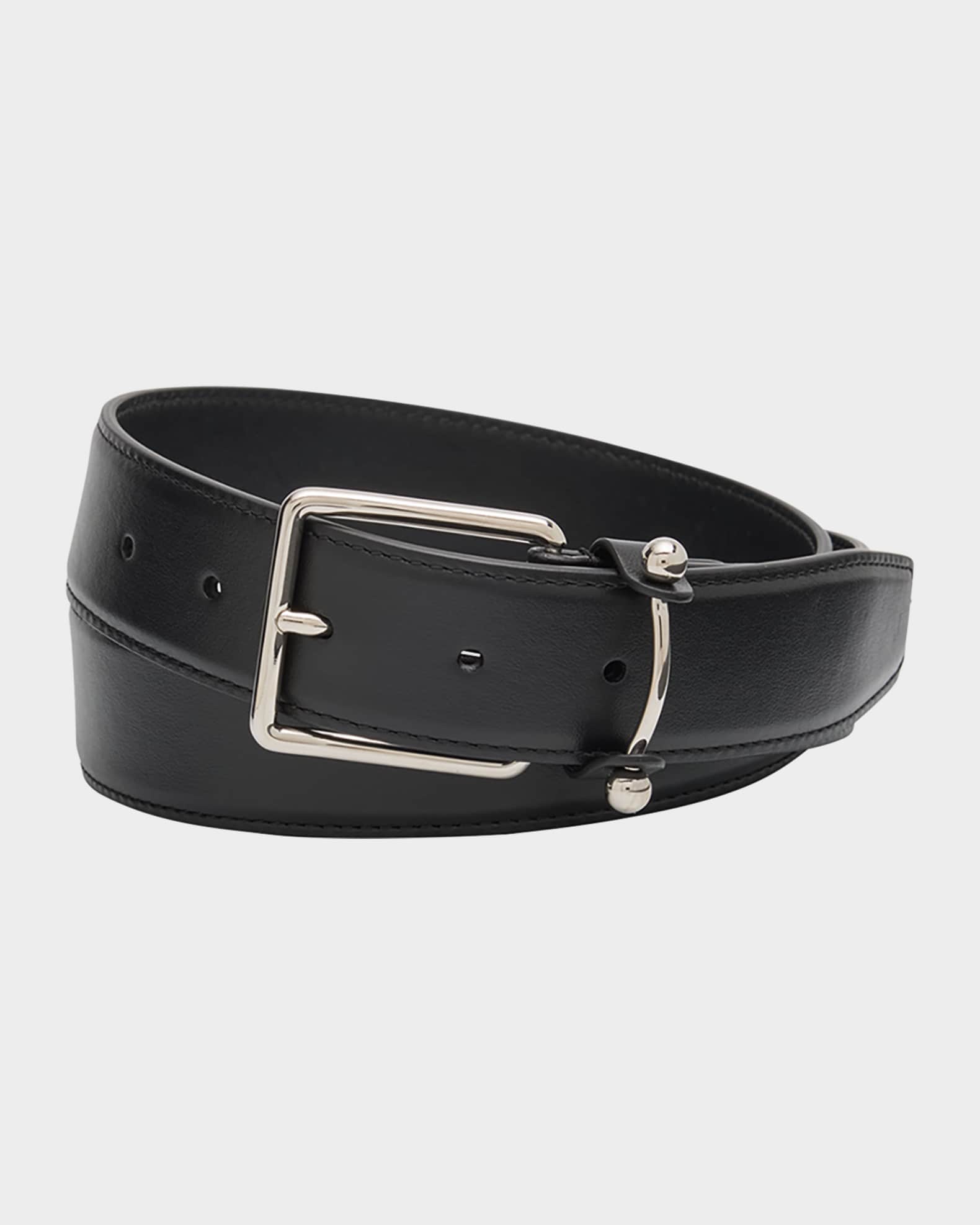 Christian Louboutin Men s Chambeliss Calfskin Belt