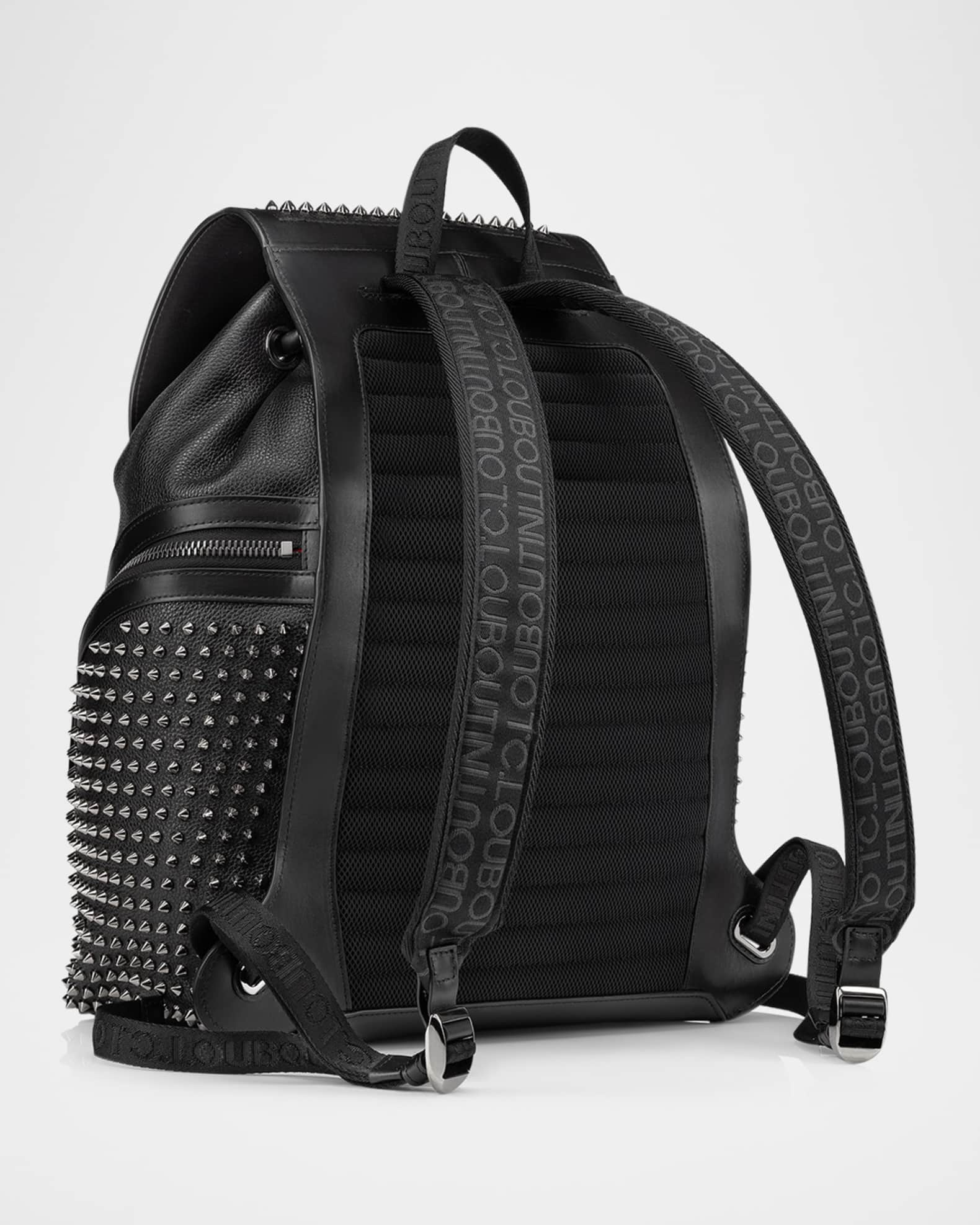 Christian Louboutin Men s Funky Spikes Leather Backpack Neiman Marcus