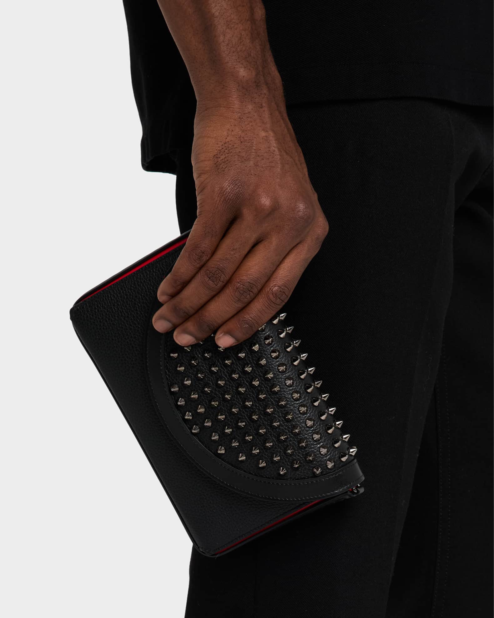 Men's Funky Empire Spikes Wallet on Strap 1