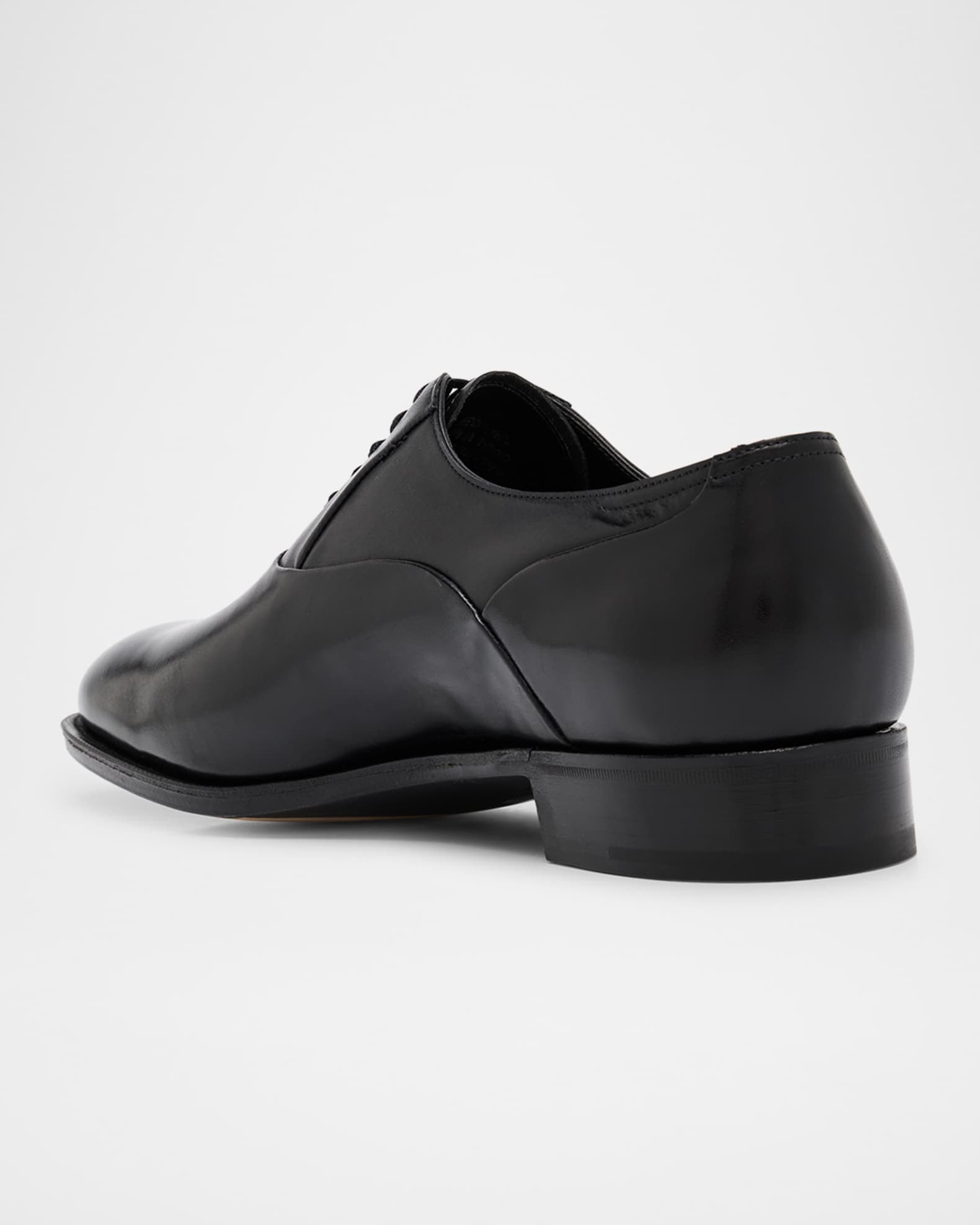 Men's Edgar Leather Oxford Derby Shoes with Shoe Tree 1