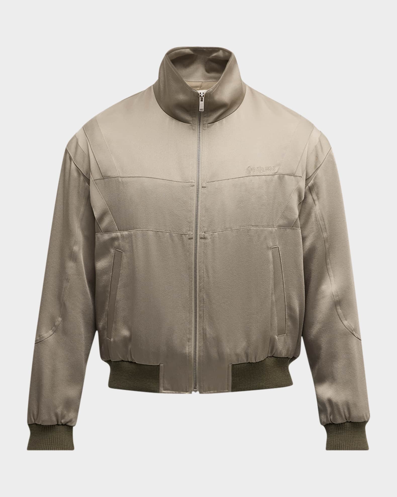 Men's Satin Teddy Jacket 0
