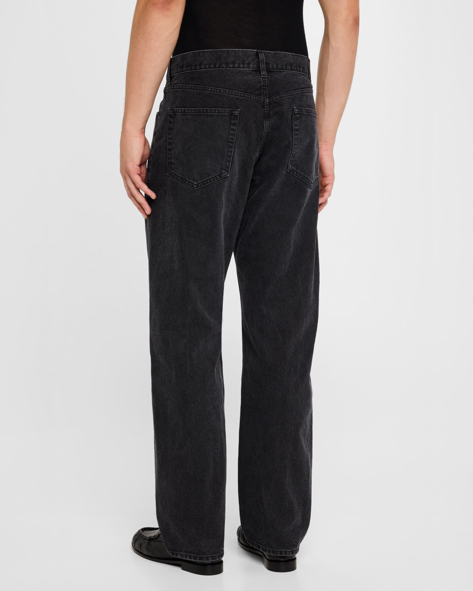 Saint Laurent Men's Loose-Fit Faded Denim Jeans | Neiman Marcus Saint Laurent Men's Loose-Fit Faded Denim Jeans | Neiman Marcus