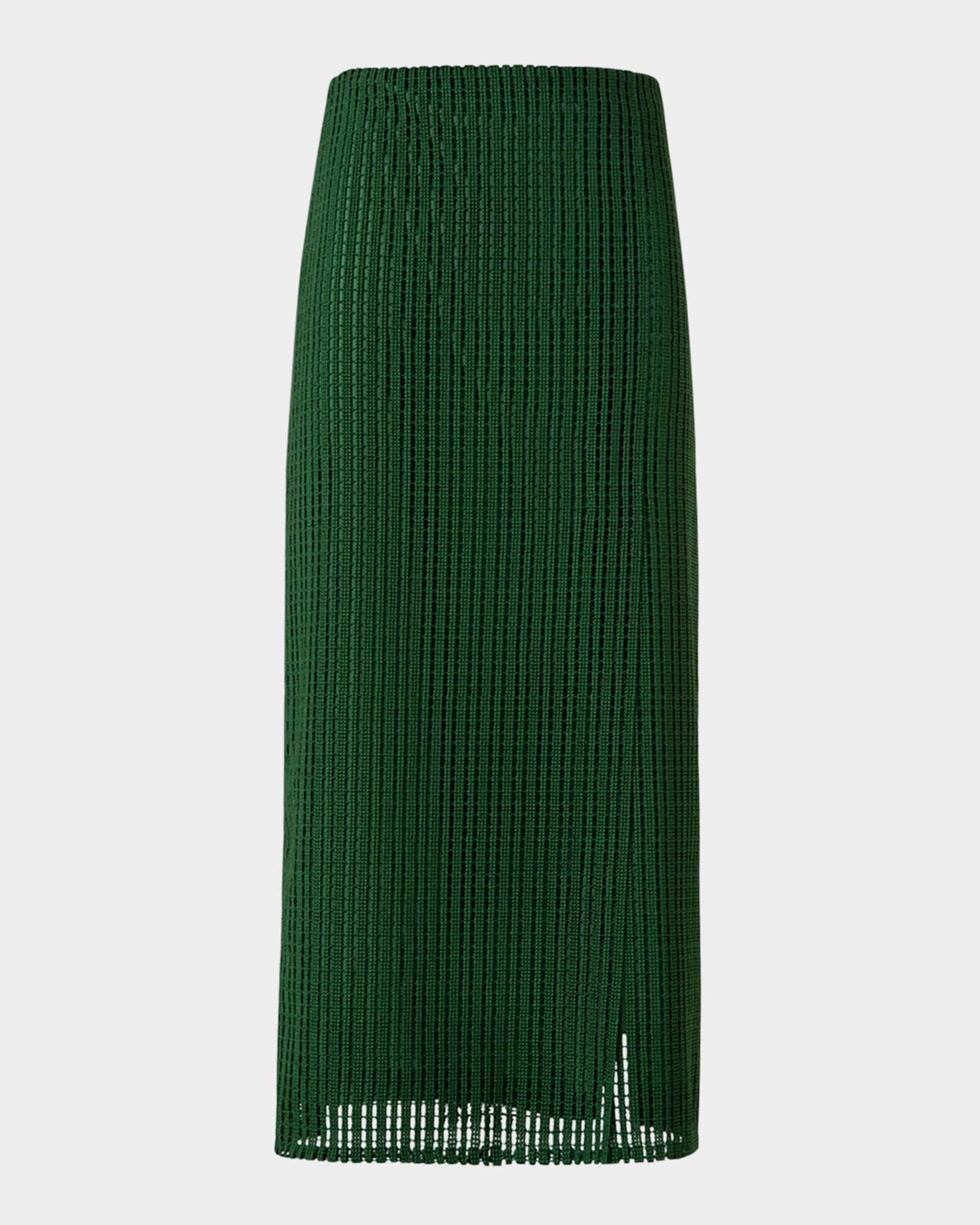 Zimmermann - Cream & Black Matchmaker Striped Knit Skirt