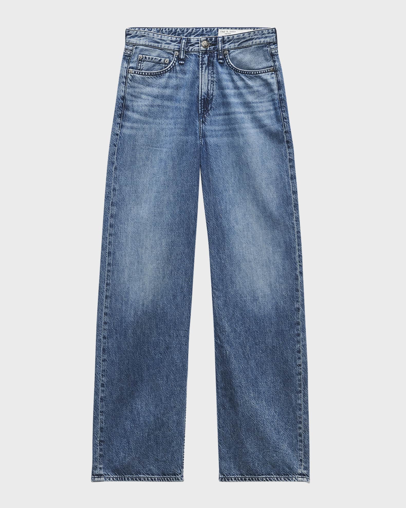 Featherweight Logan Wide-Leg Jeans 0