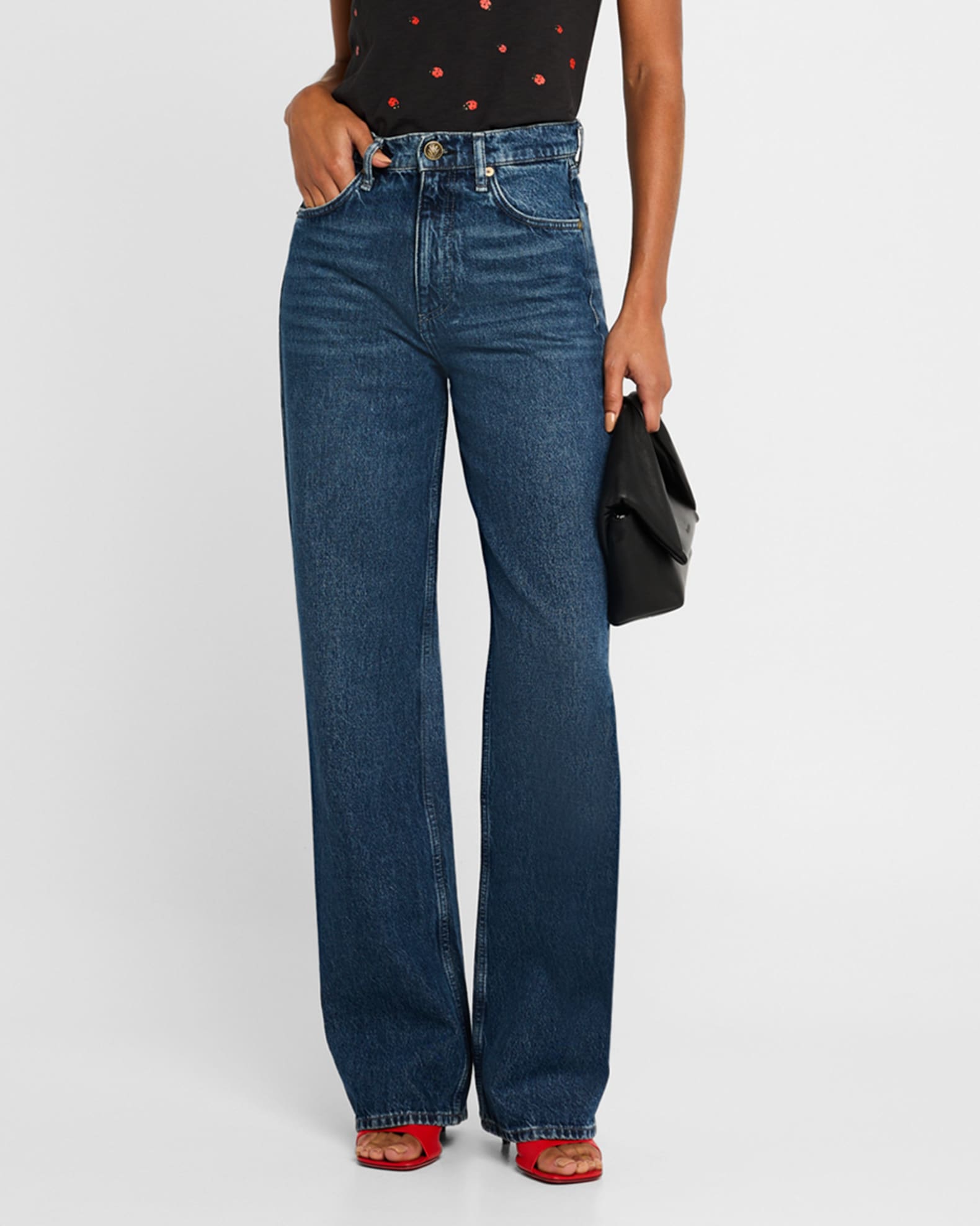 デニム・ジーパン Rag & Bone Blue Shea Jeans Rag & Bone The Shea ストレートジーンズ | ブルー | FARFETCH JP