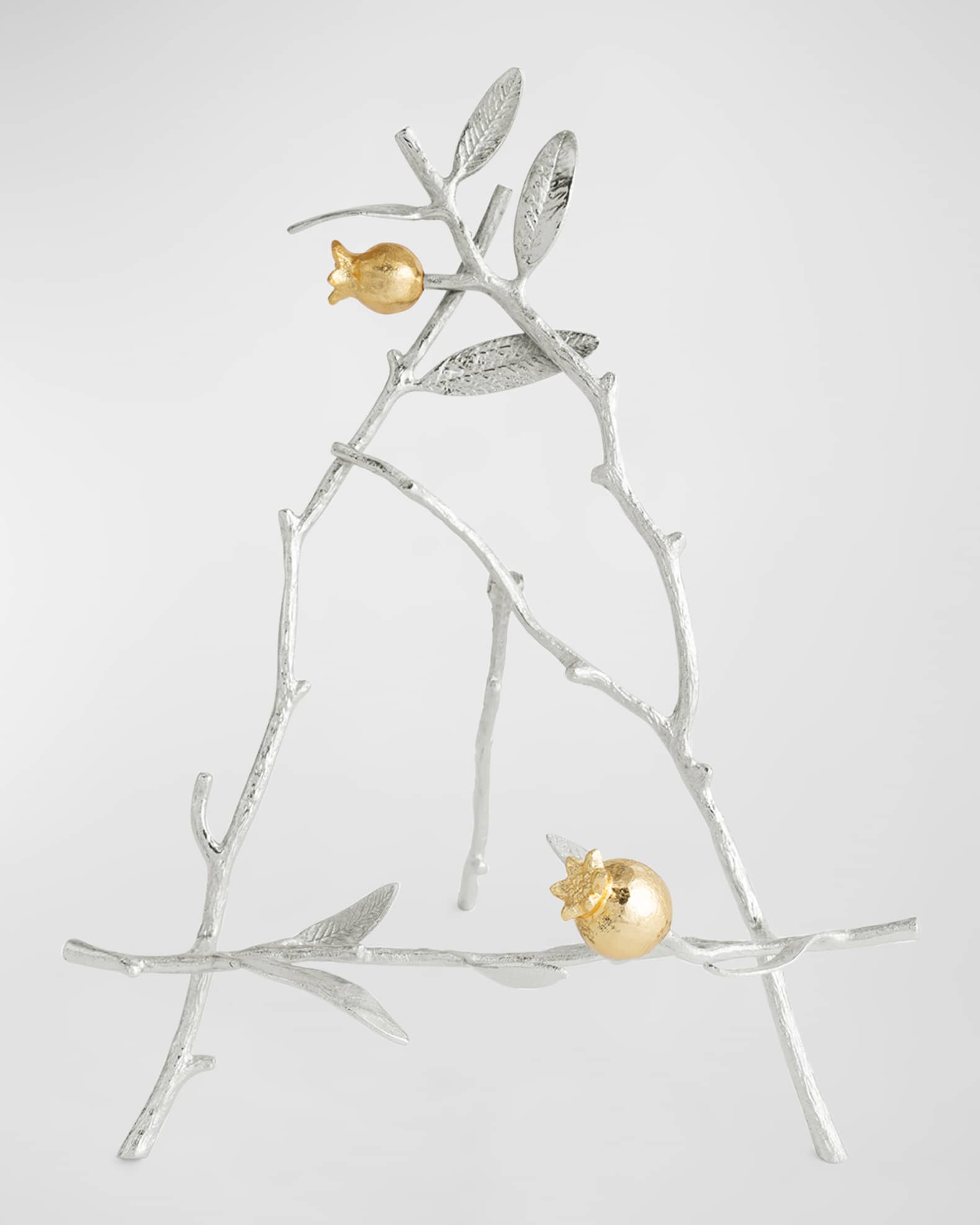 Michael Aram Pomegranate Silver & Gold Easel Picture Frame, 5" x 7