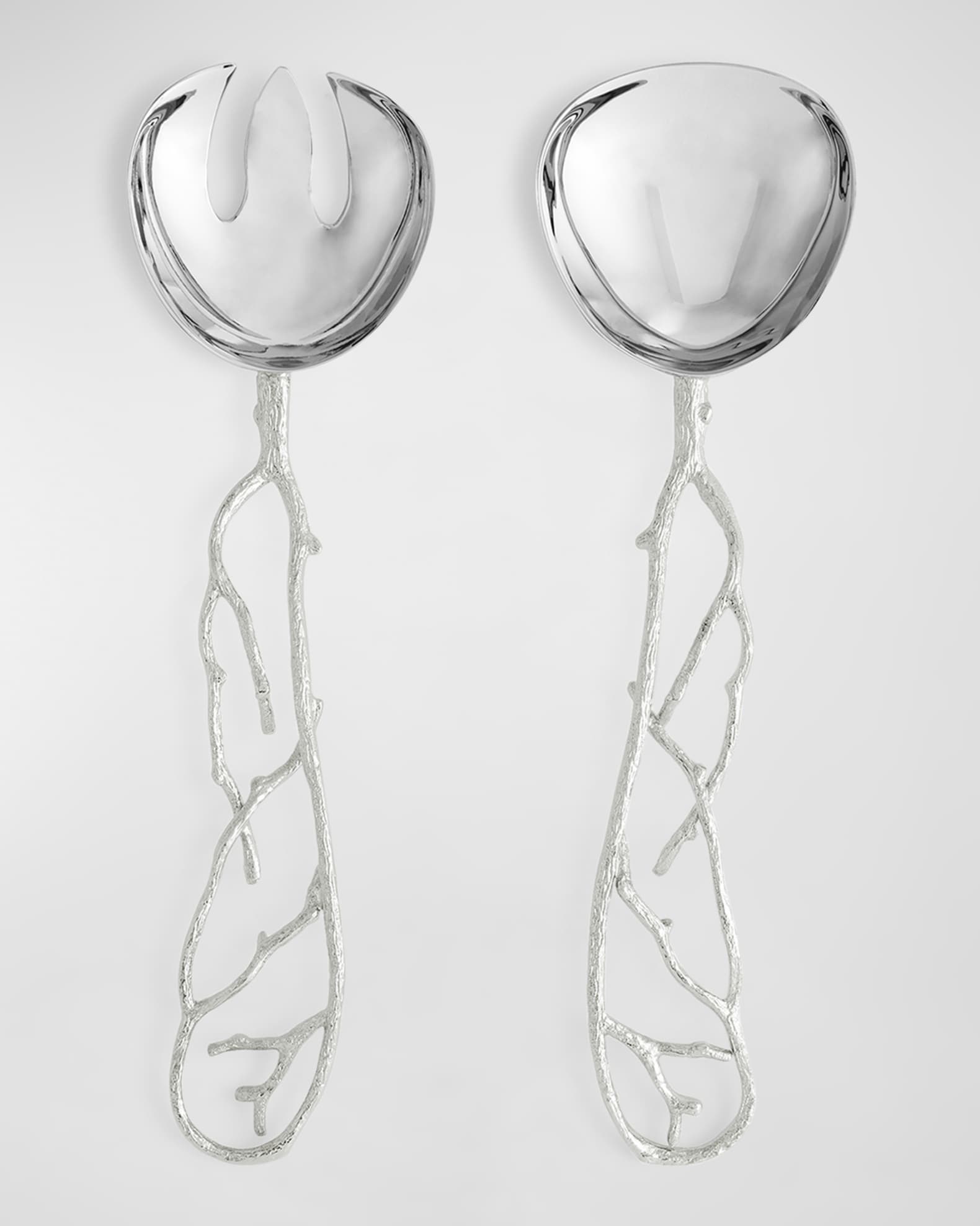 Pomegranate Silver & Gold 2-Piece Serving Set 0
