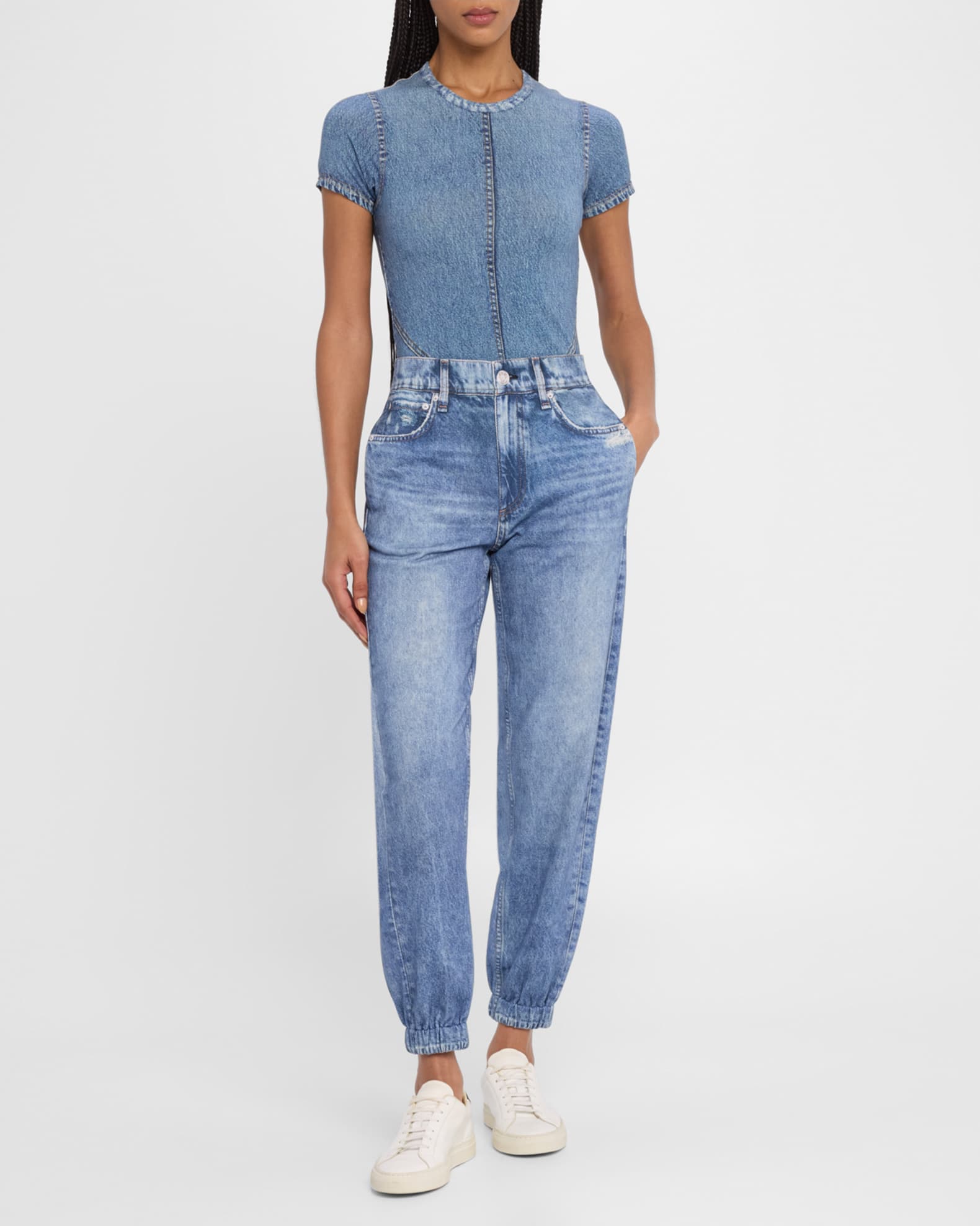 Miramar Cotton-Terry Crop Joggers 1