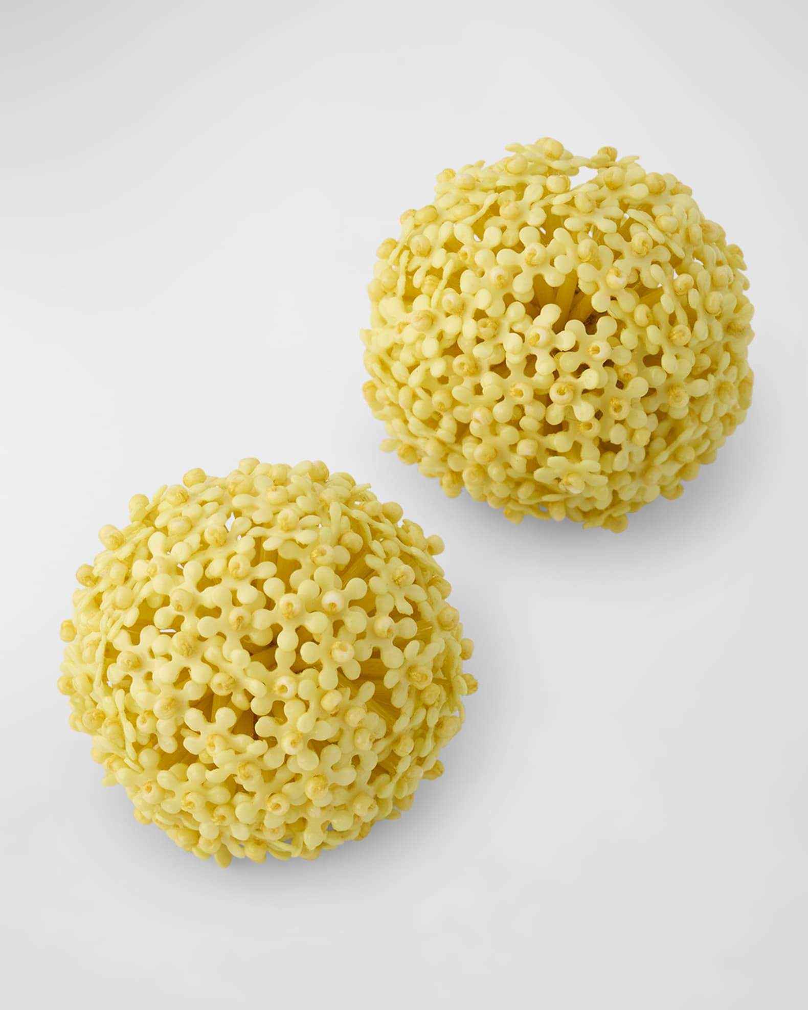 Dandelion Pompom Stud Earrings 0
