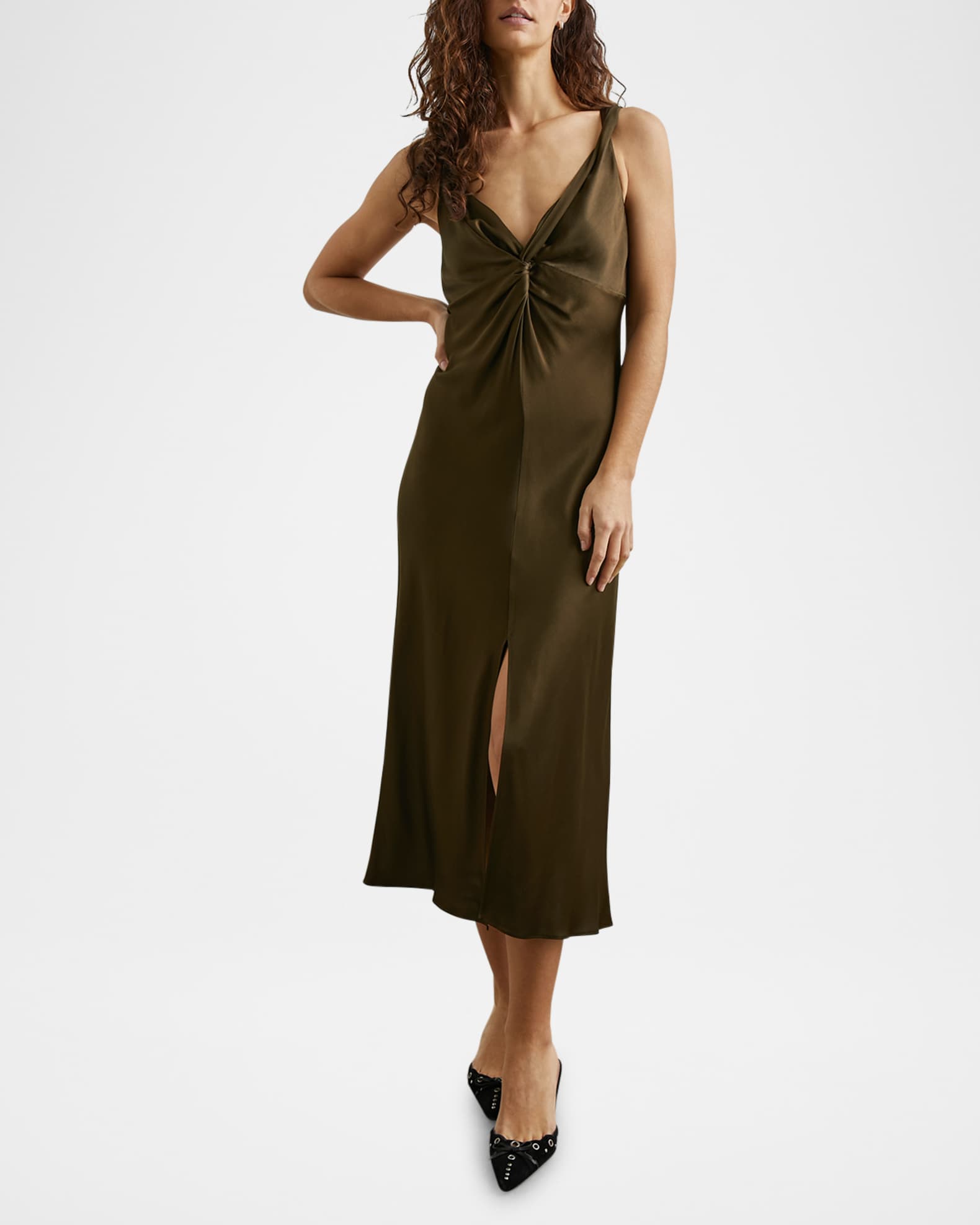 Rails Viviana Dress Dark Moss L