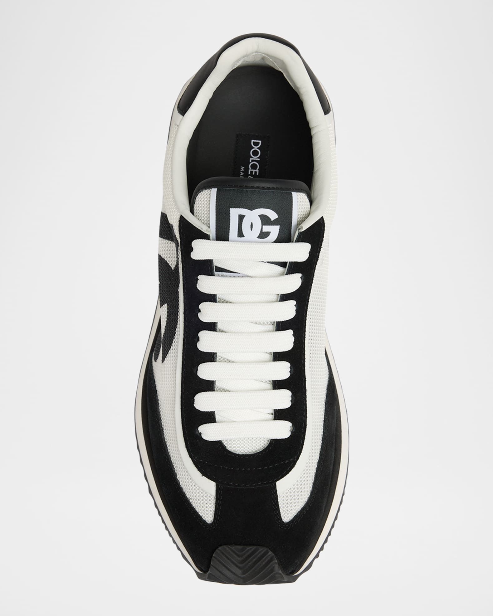 Dolce&Gabbana Men's Mixed-Material DG Cushion Sneakers