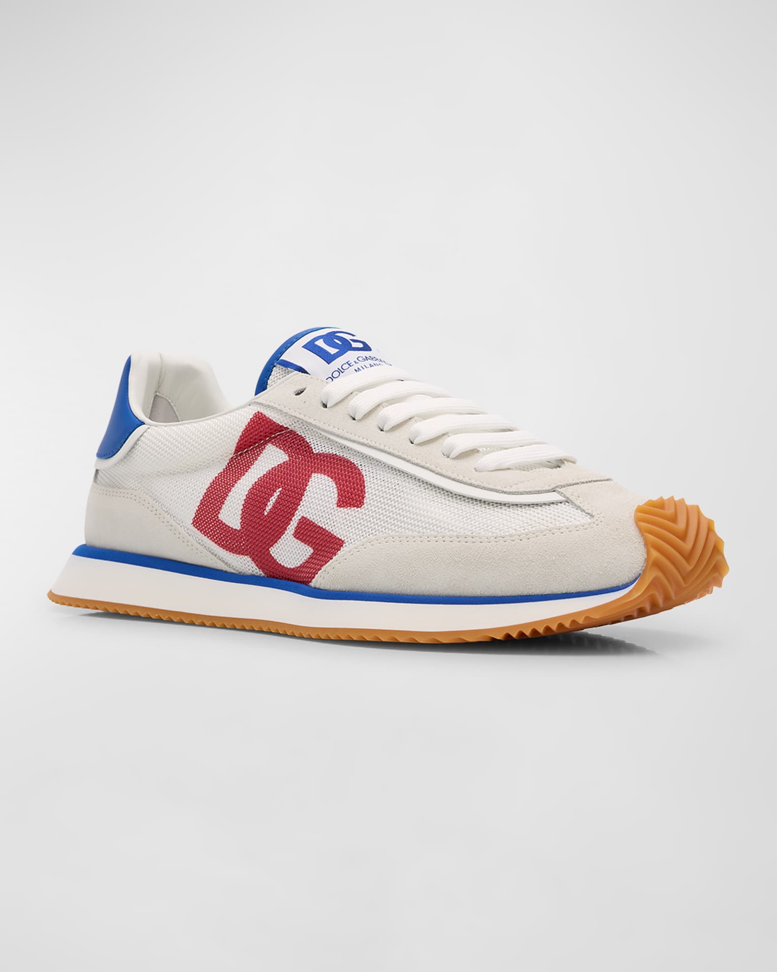 Dolce Gabbana Men s Aria Sneaker White Low top Sneakers 10