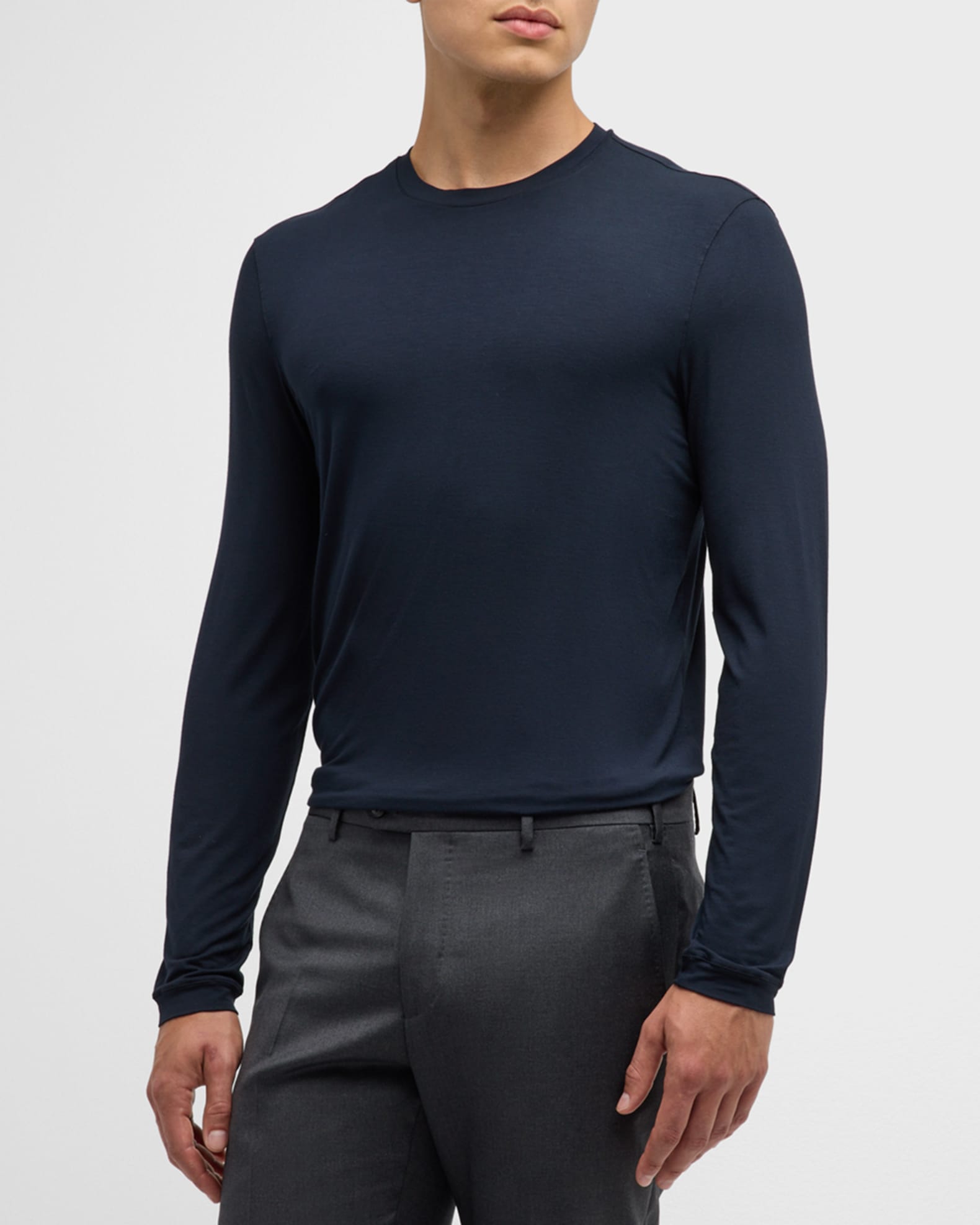 Armani shirt long sleeve sales