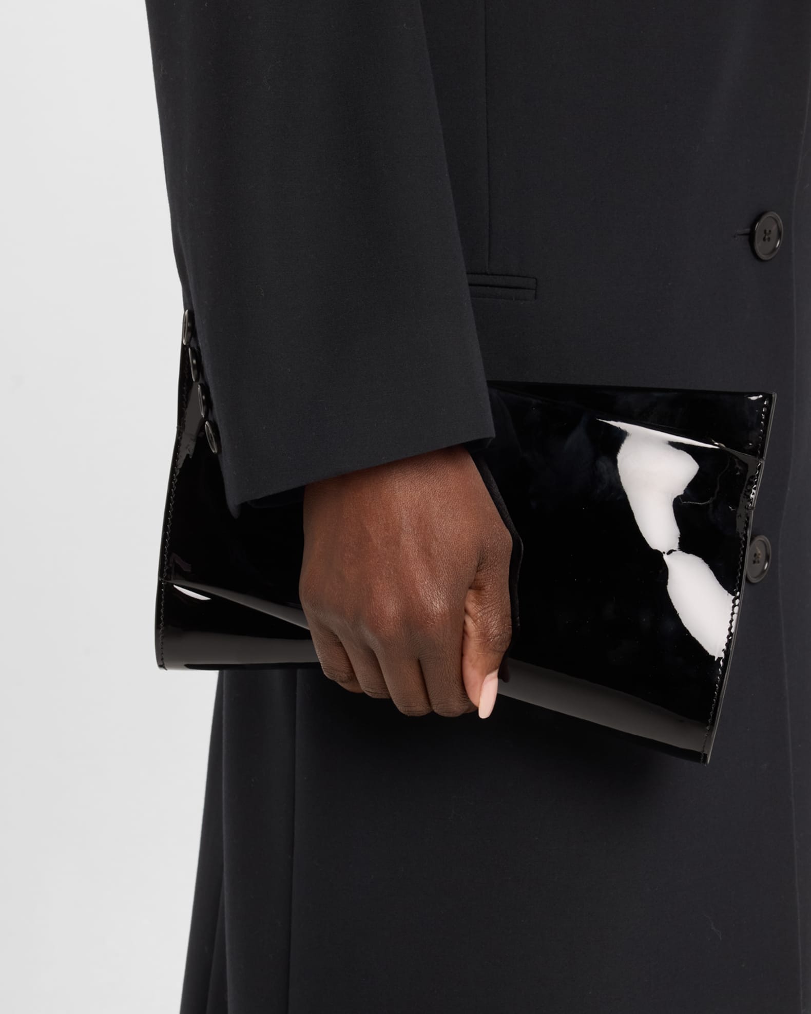 Loubitwist Small Clutch Bag in Patent Leather 1
