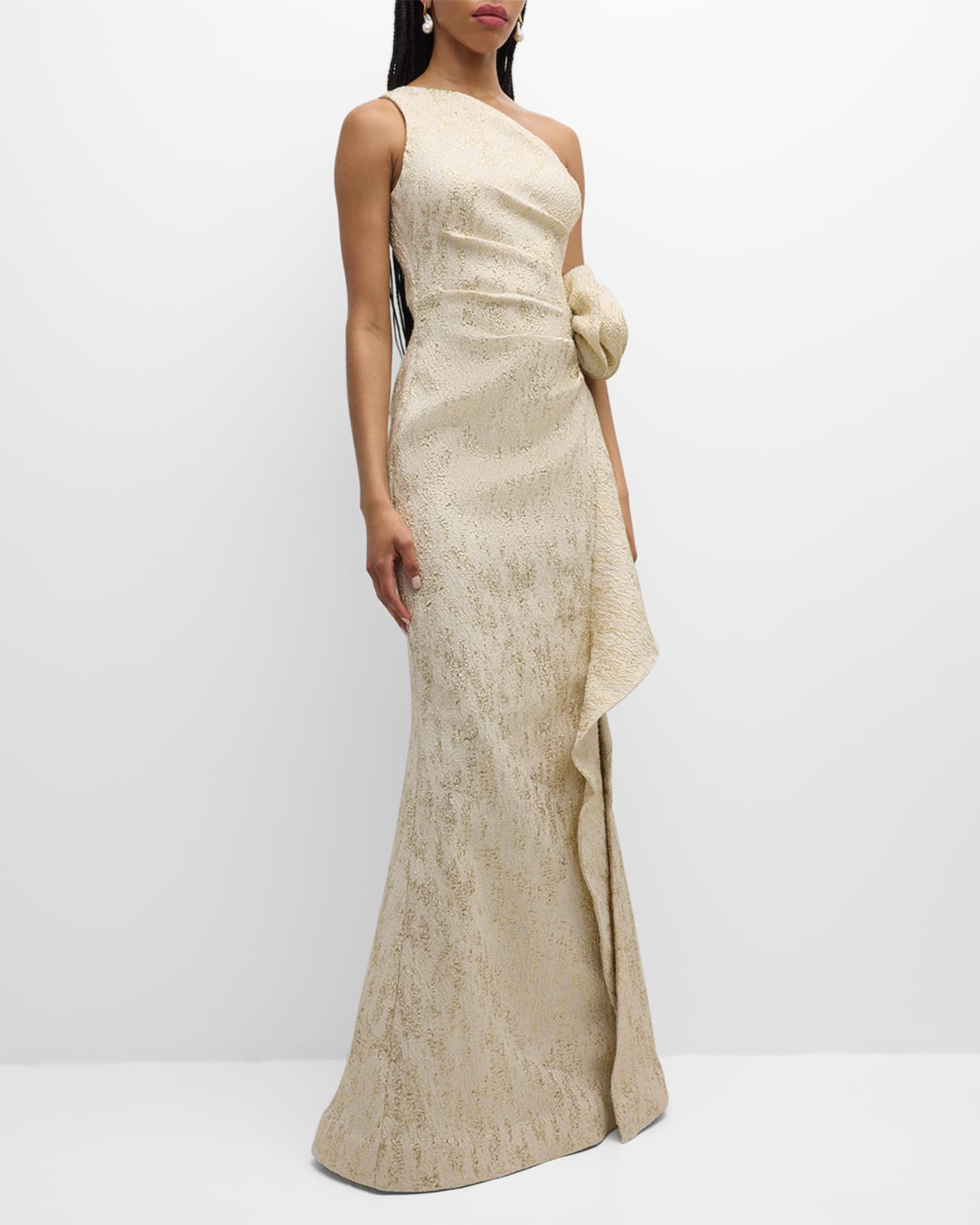 Neiman marcus gold dress 2025