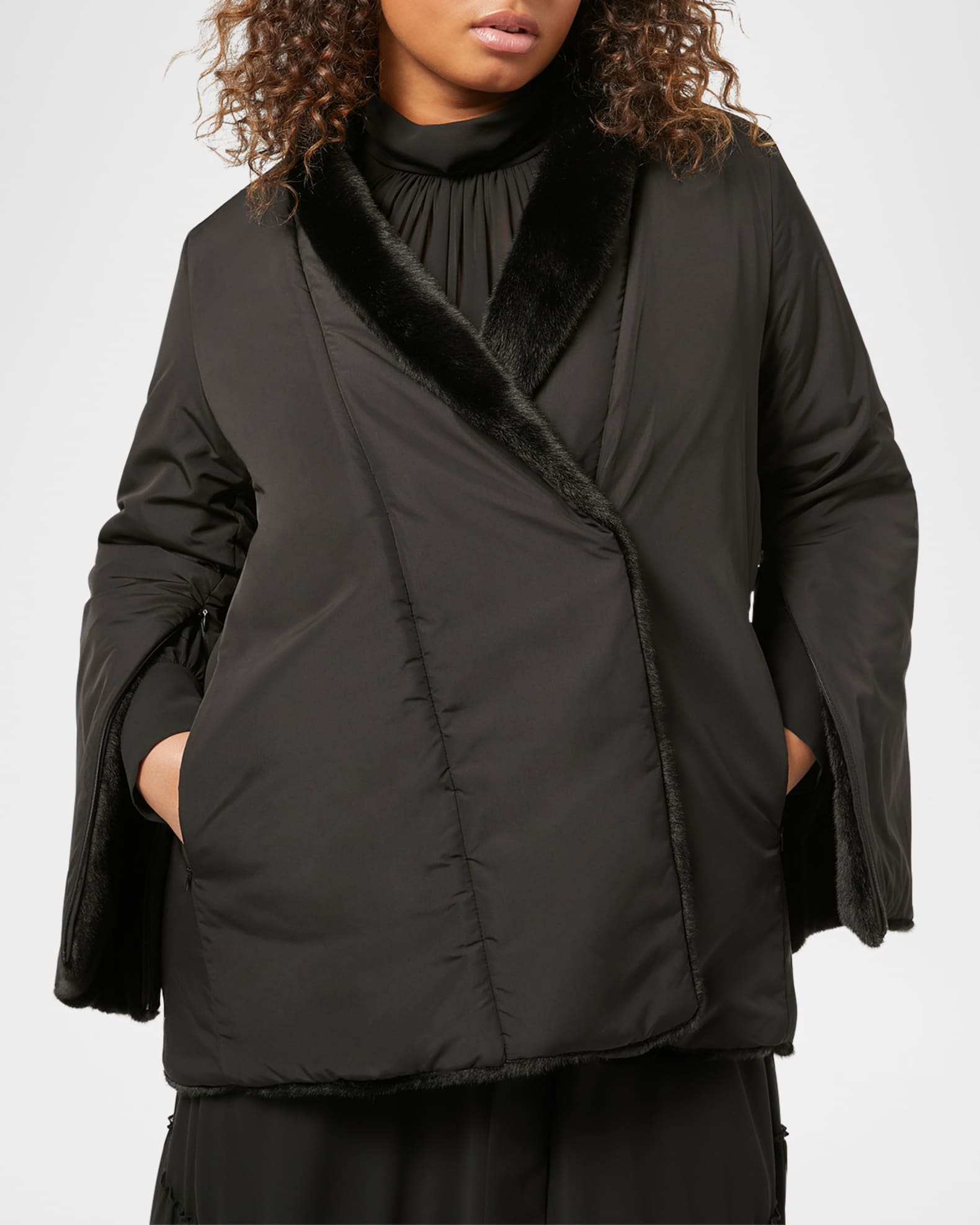 Neiman marcus plus size coats outlet