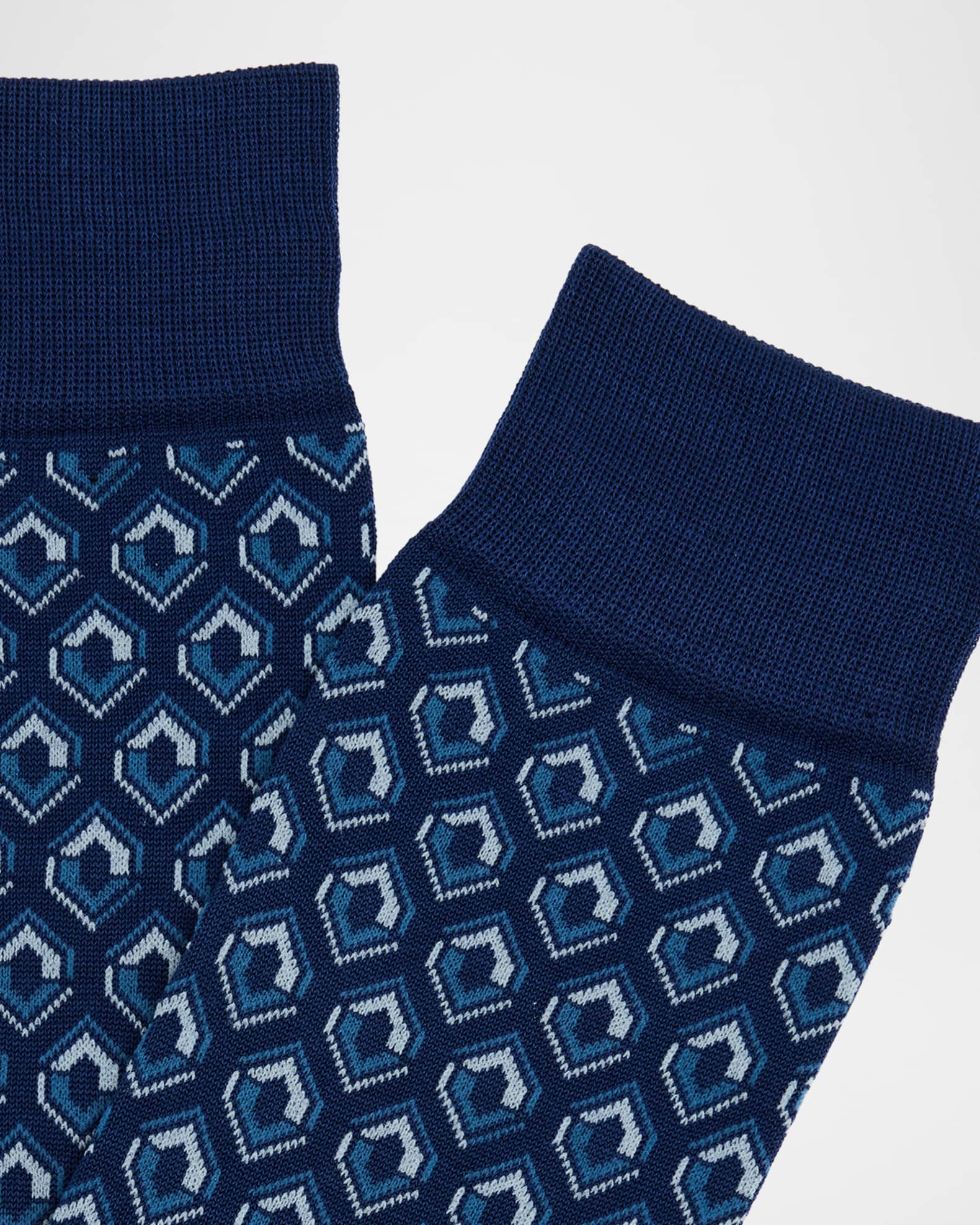 Men's Beckford Geometric Crew Socks