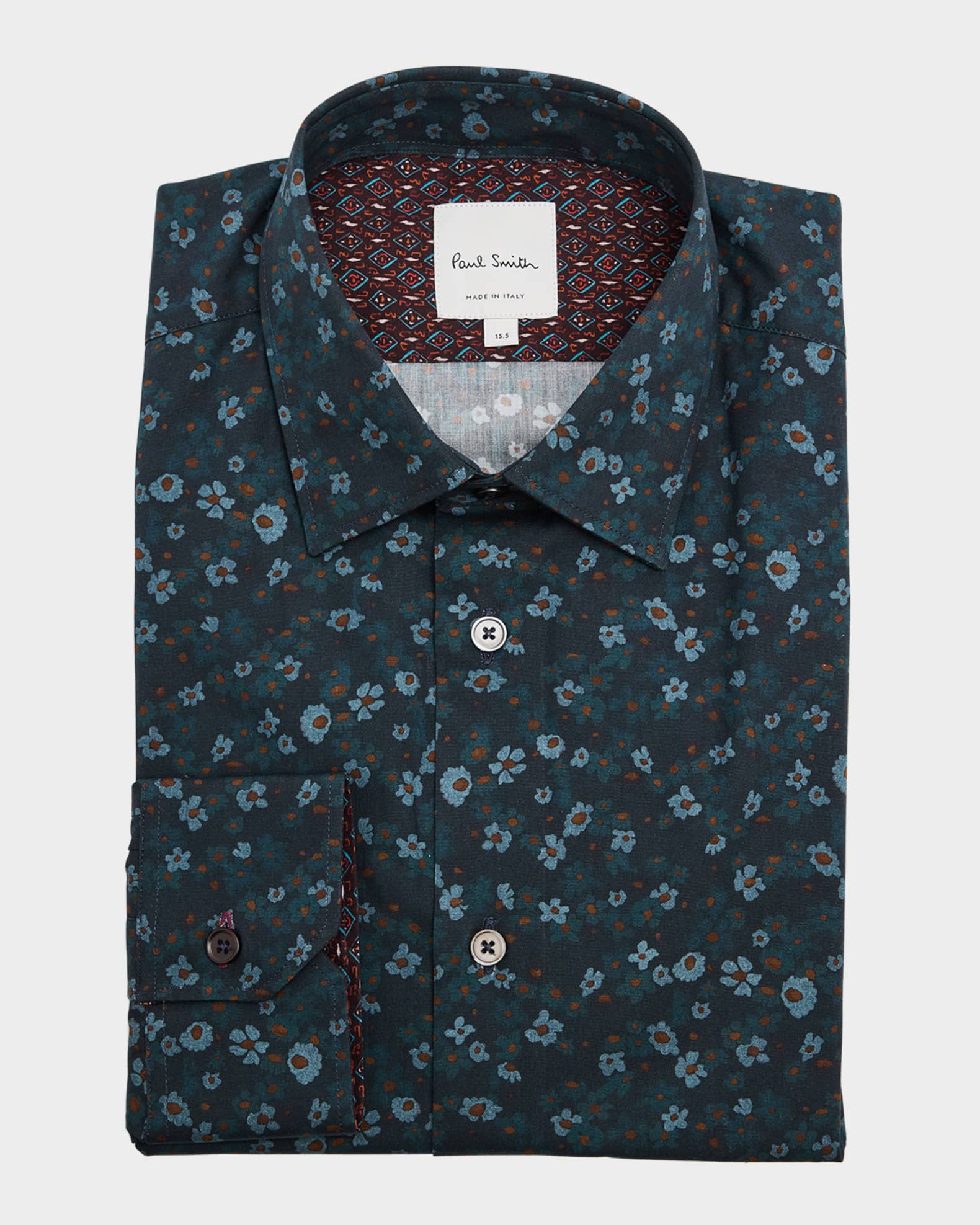Men s Organic Cotton Floral Dress Shirt