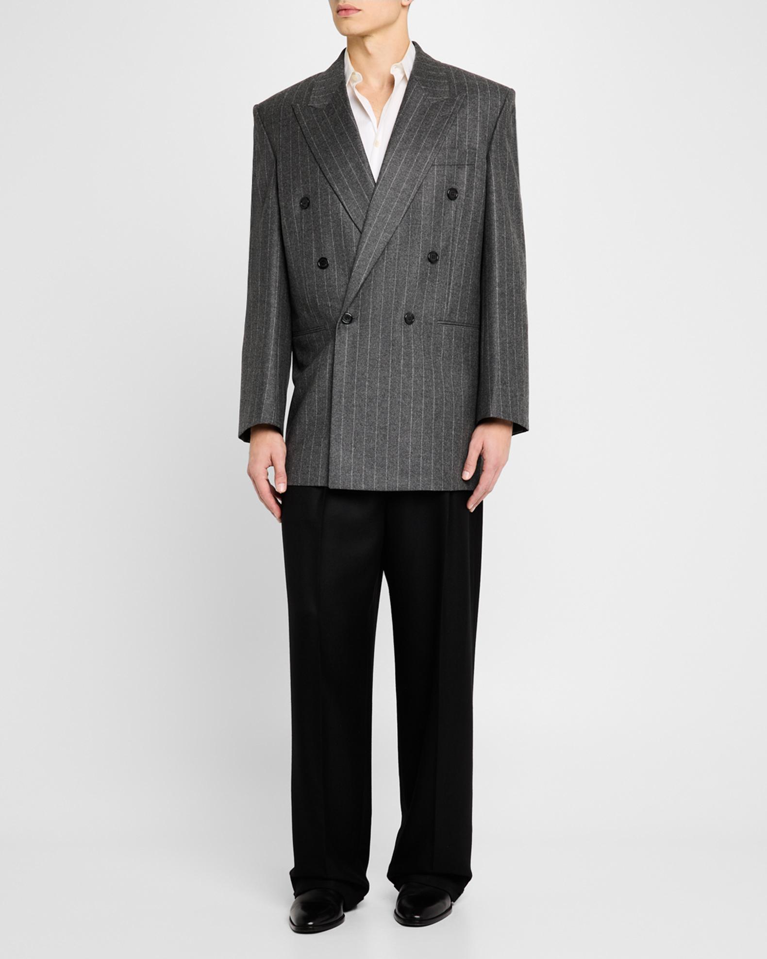 Saint Laurent Men's 6-Button Pinstripe Sport Coat | Neiman Marcus