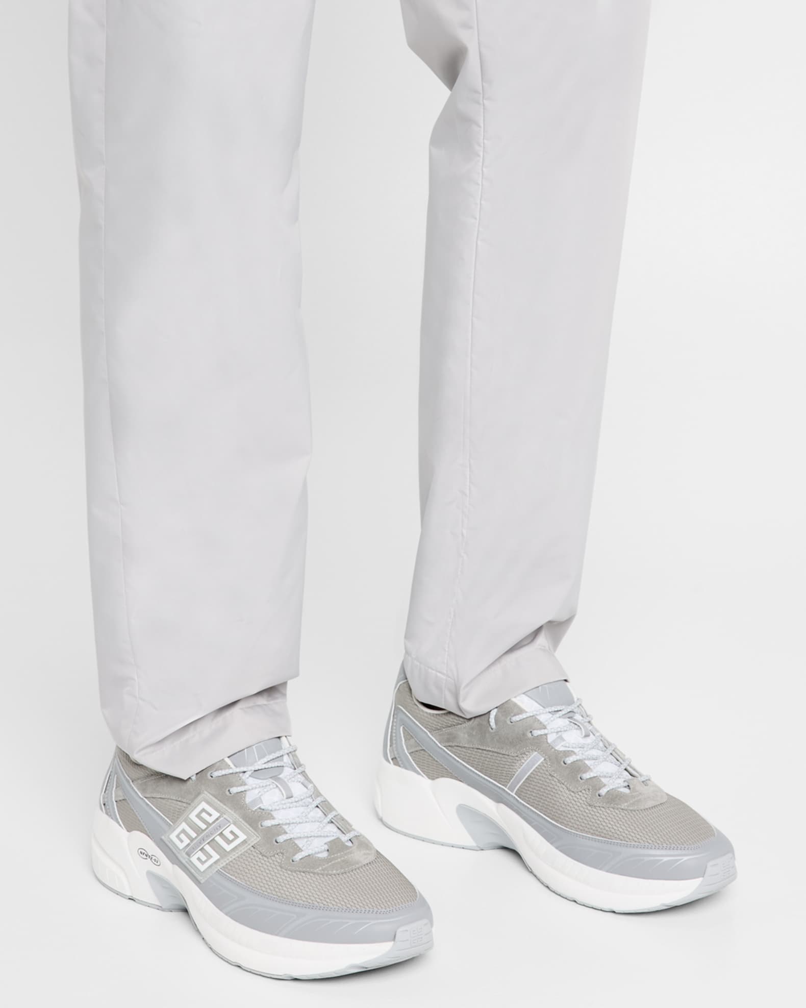 Men's NFNTY-52 Suede and Mesh Runner Sneakers 1