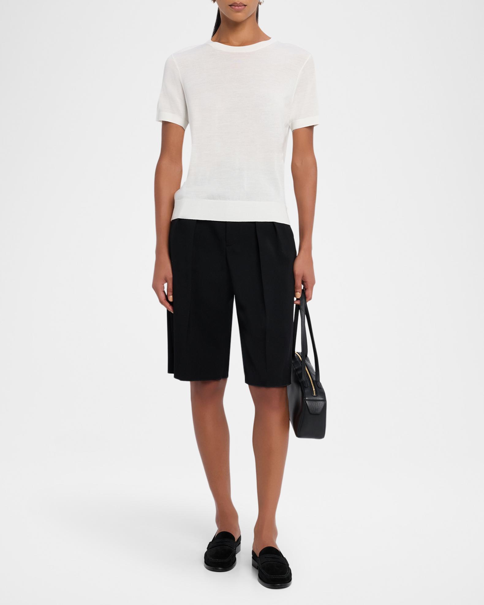 Regal Merino Wool Short-Sleeve Crew T-Shirt | Neiman Marcus