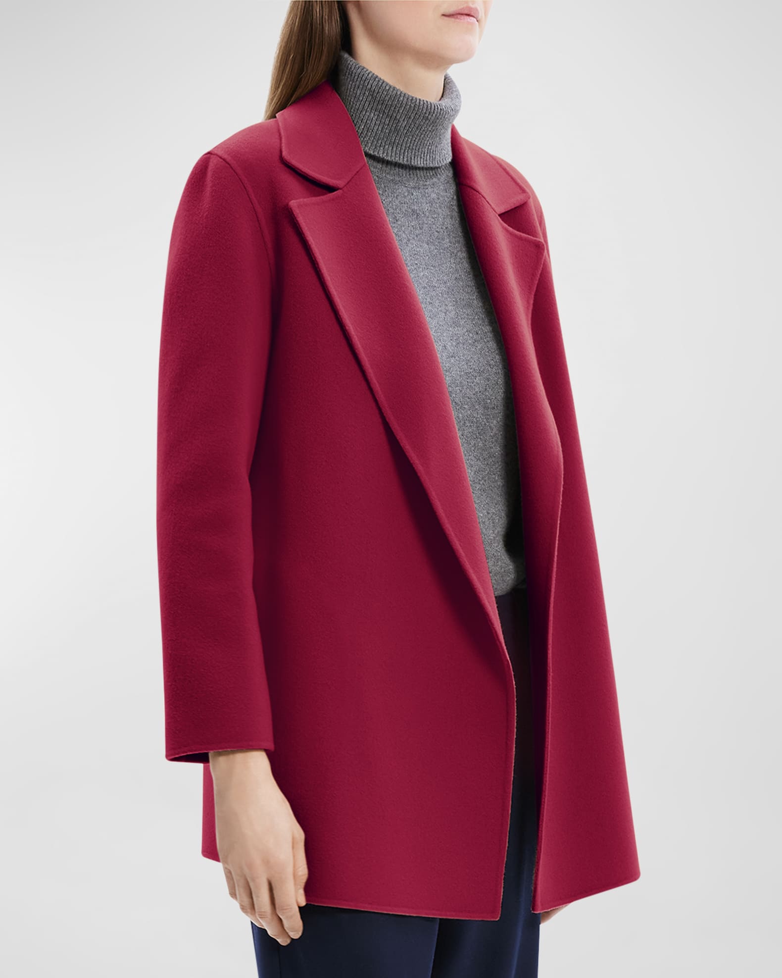 Double Face Wool-Cashmere Coat 1