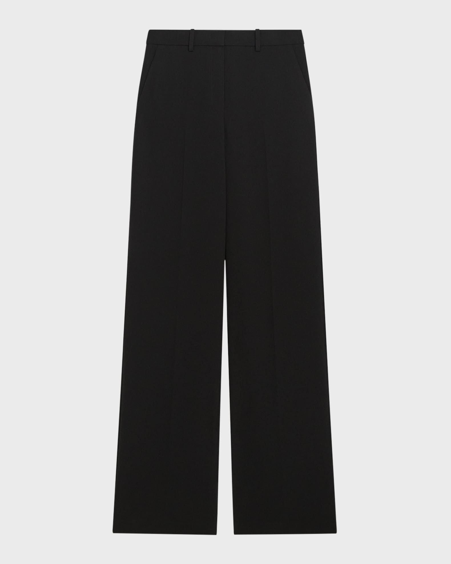 Theory crepe wide leg pants deals
