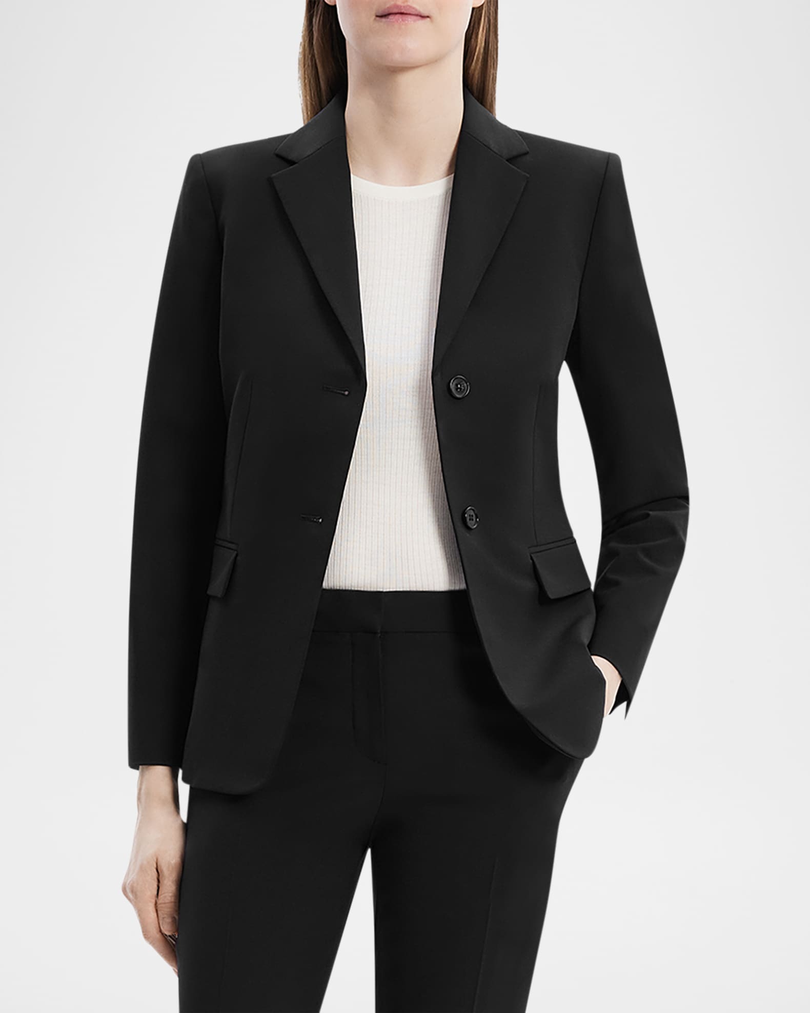 【完売】  Traceable Wool Slim Single-Breasted Blazer | Neiman Marcus ジャケット・アウター