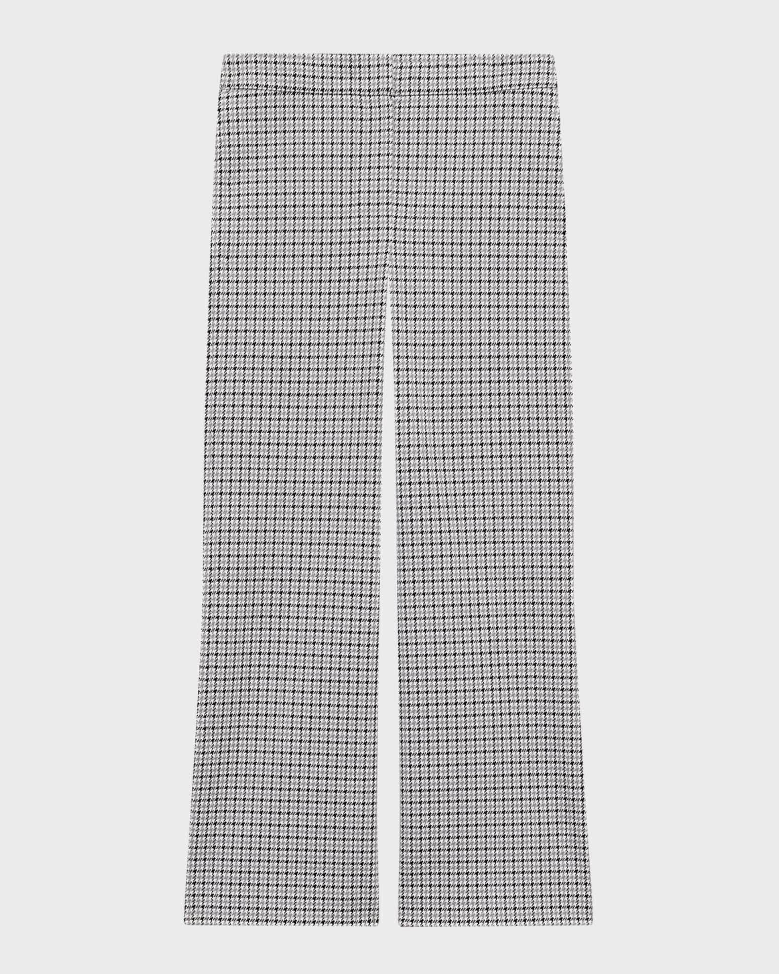 Houndstooth Kick Flare Pants