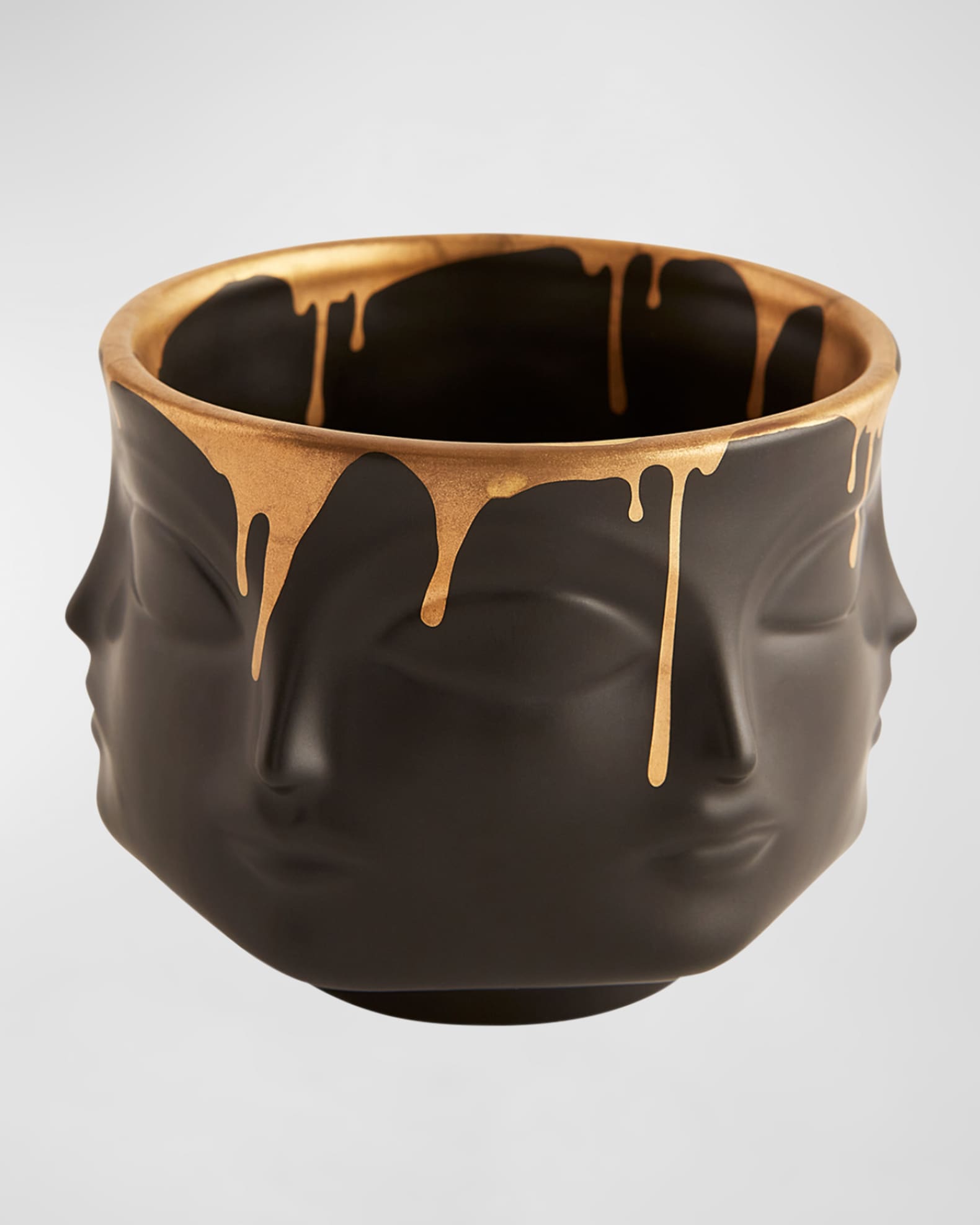 Vaso Eden Square Jonathan Adler / 16,5 x 10 x H 19,5 cm - Blu - Ceramica | Made In Design