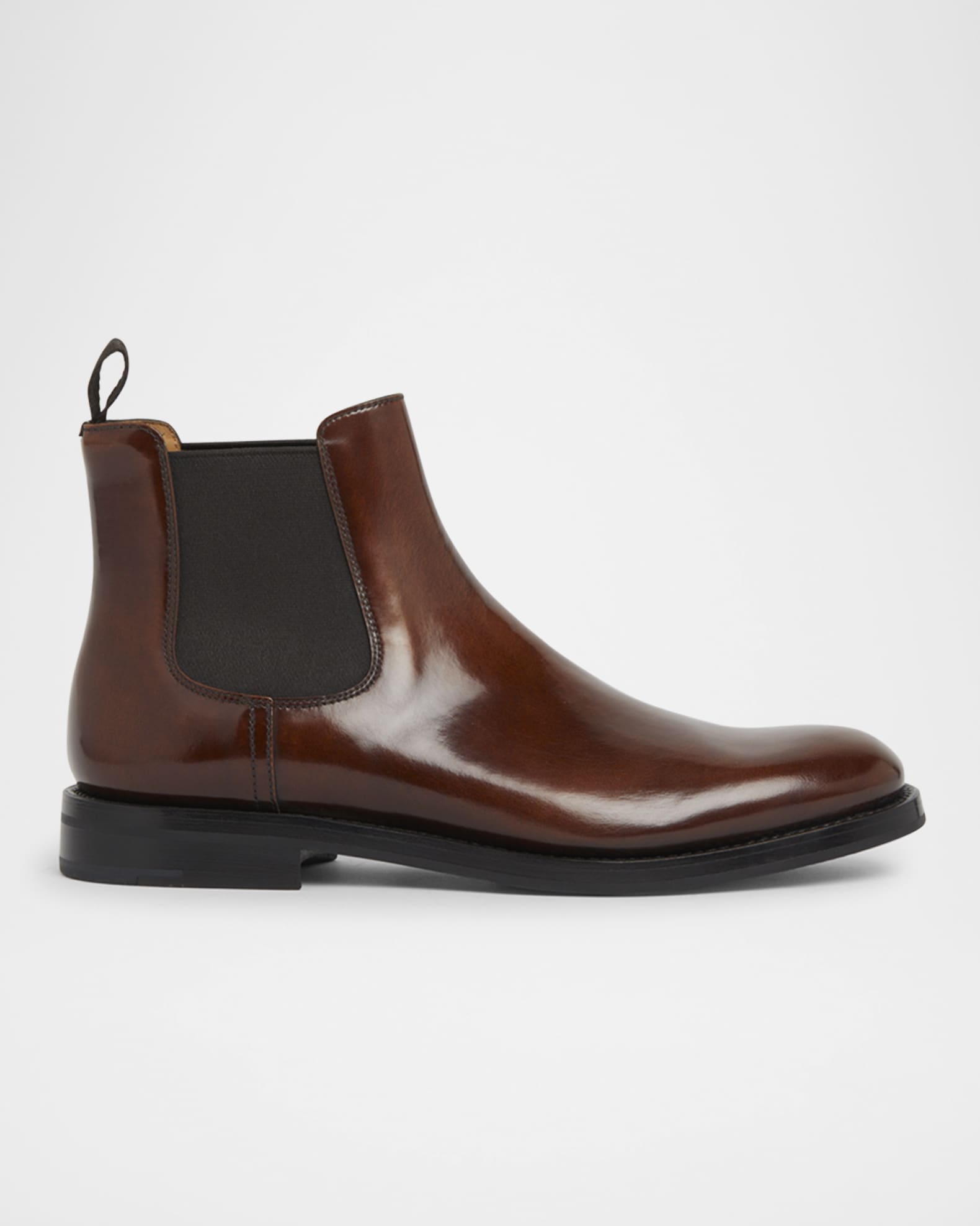 Church s Monmouth Suede Chelsea Ankle Booties Neiman Marcus