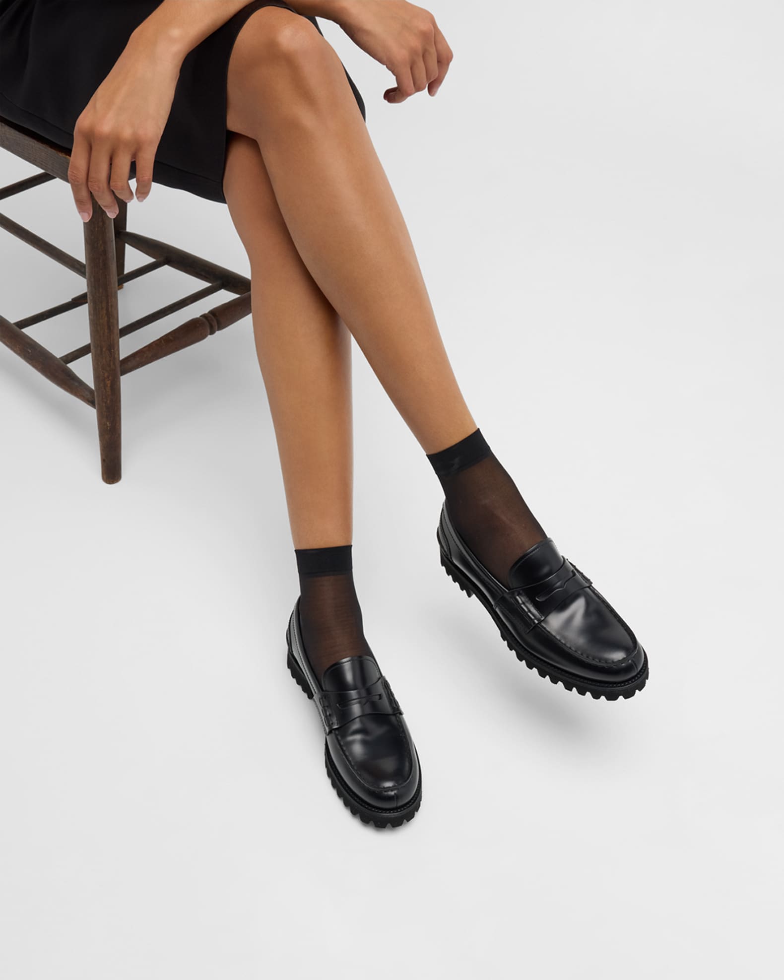 Church's Pembrey Black Leather Calf Penny Loafers Size US