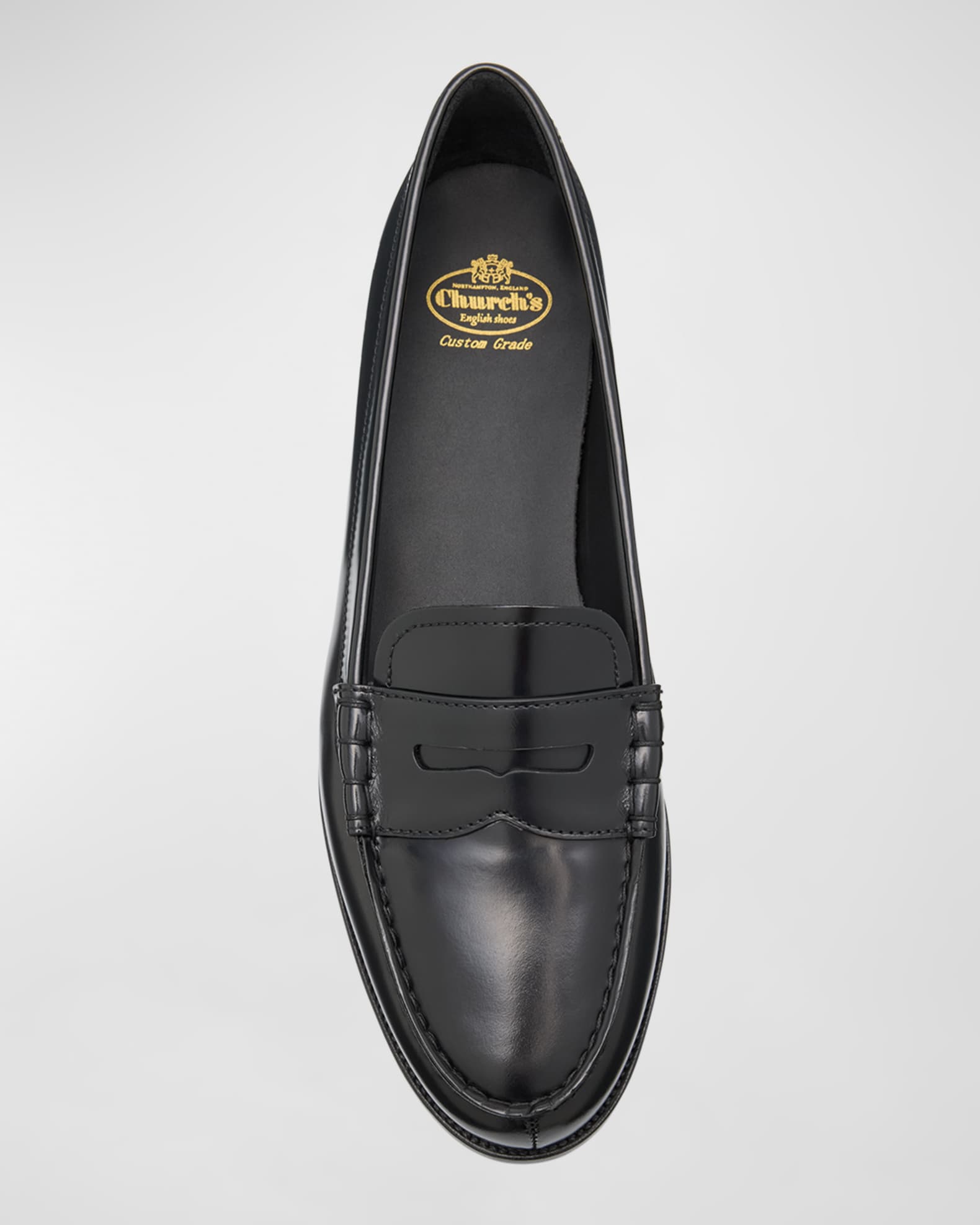 Church s Kara Leather Penny Loafers Neiman Marcus