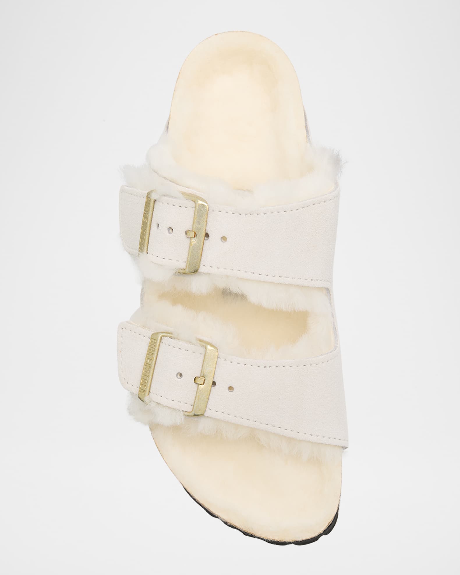 Birkenstock Arizona Shearling Suede Sandals