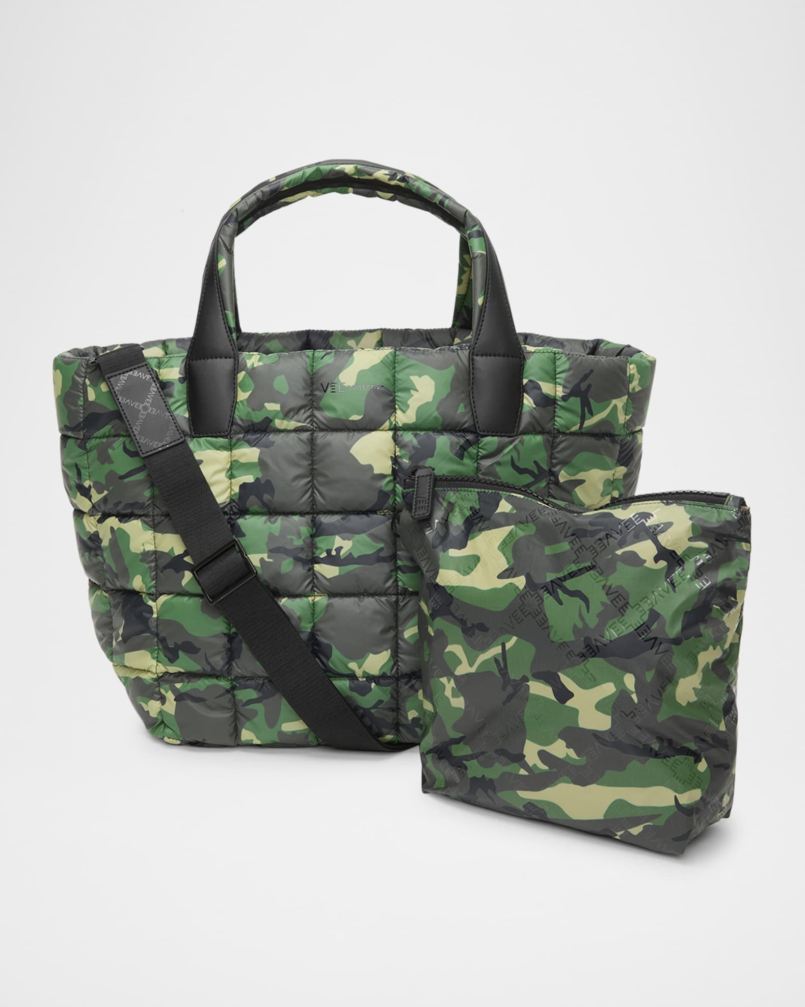 VeeCollective Porter Medium Camouflage Nylon Tote Bag | Neiman Marcus