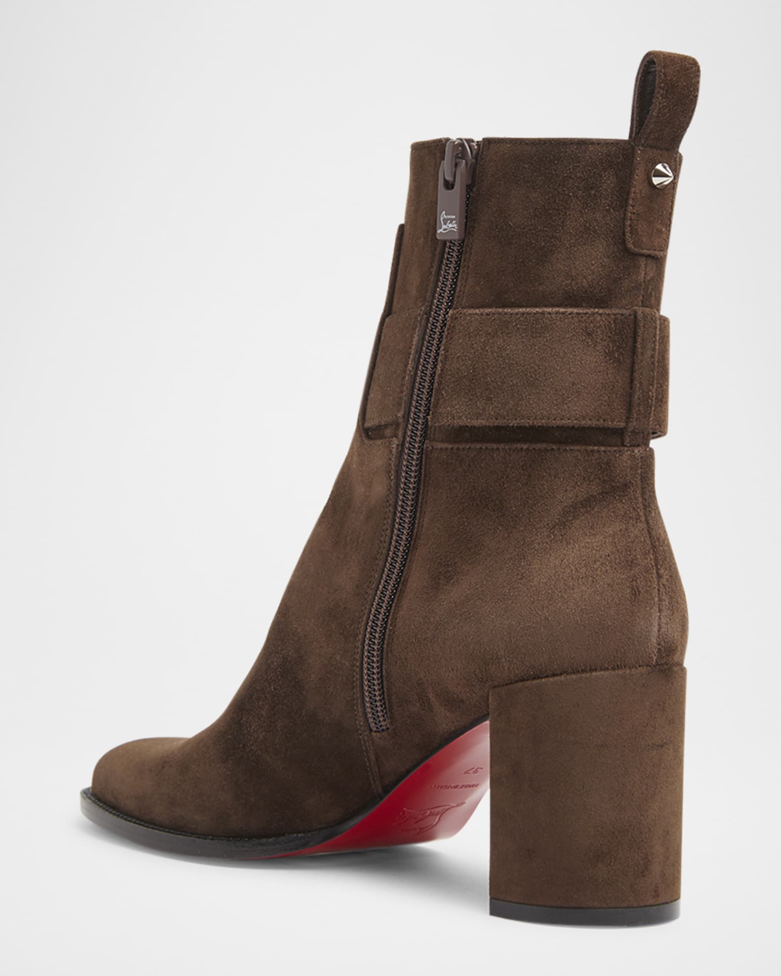 Lock Suede Red Sole Booties 1