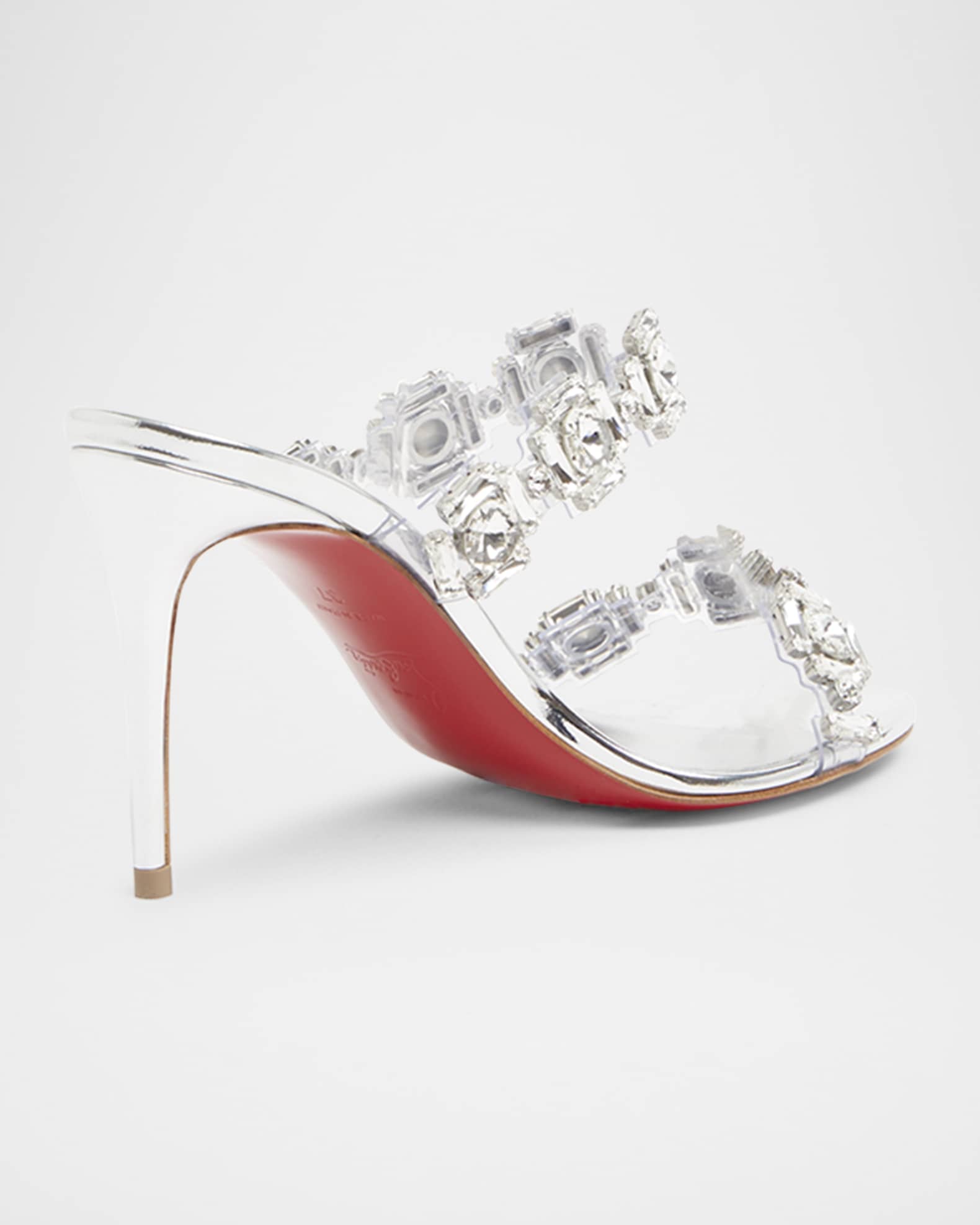 Clear louboutins clearance