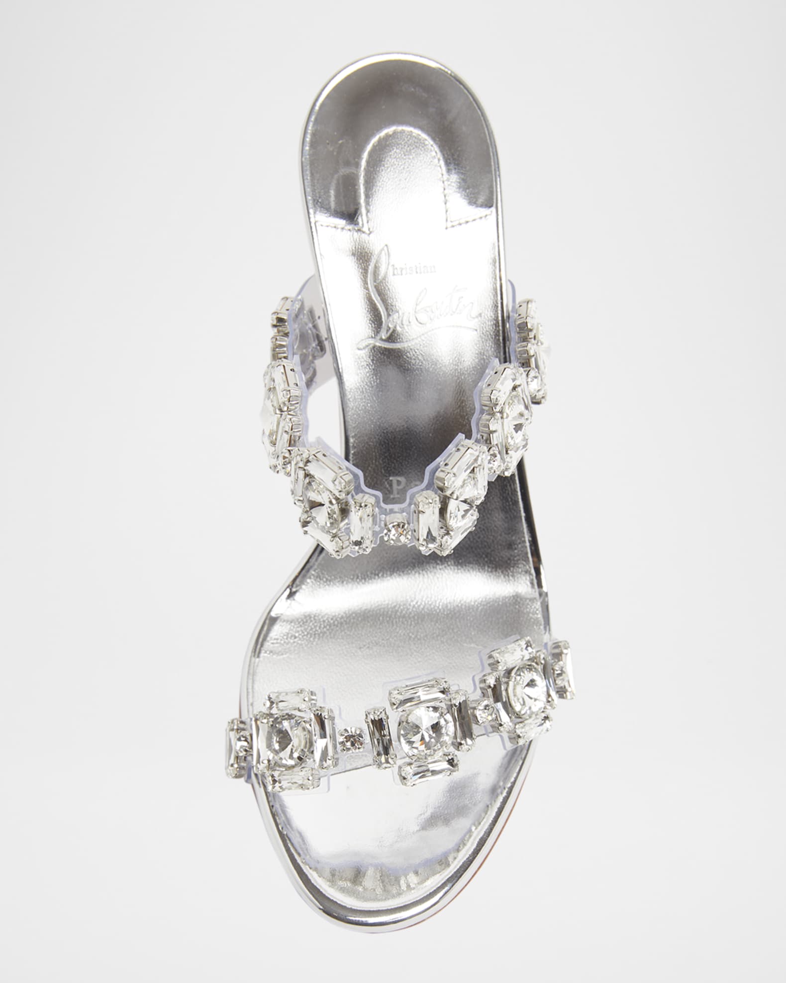 Louboutin clear sandals sales