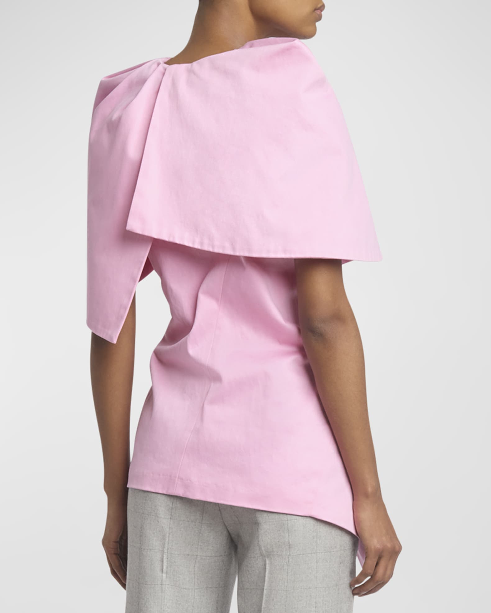 Dries Van Noten Celido Asymmetric Wrap Shirt | Neiman Marcus