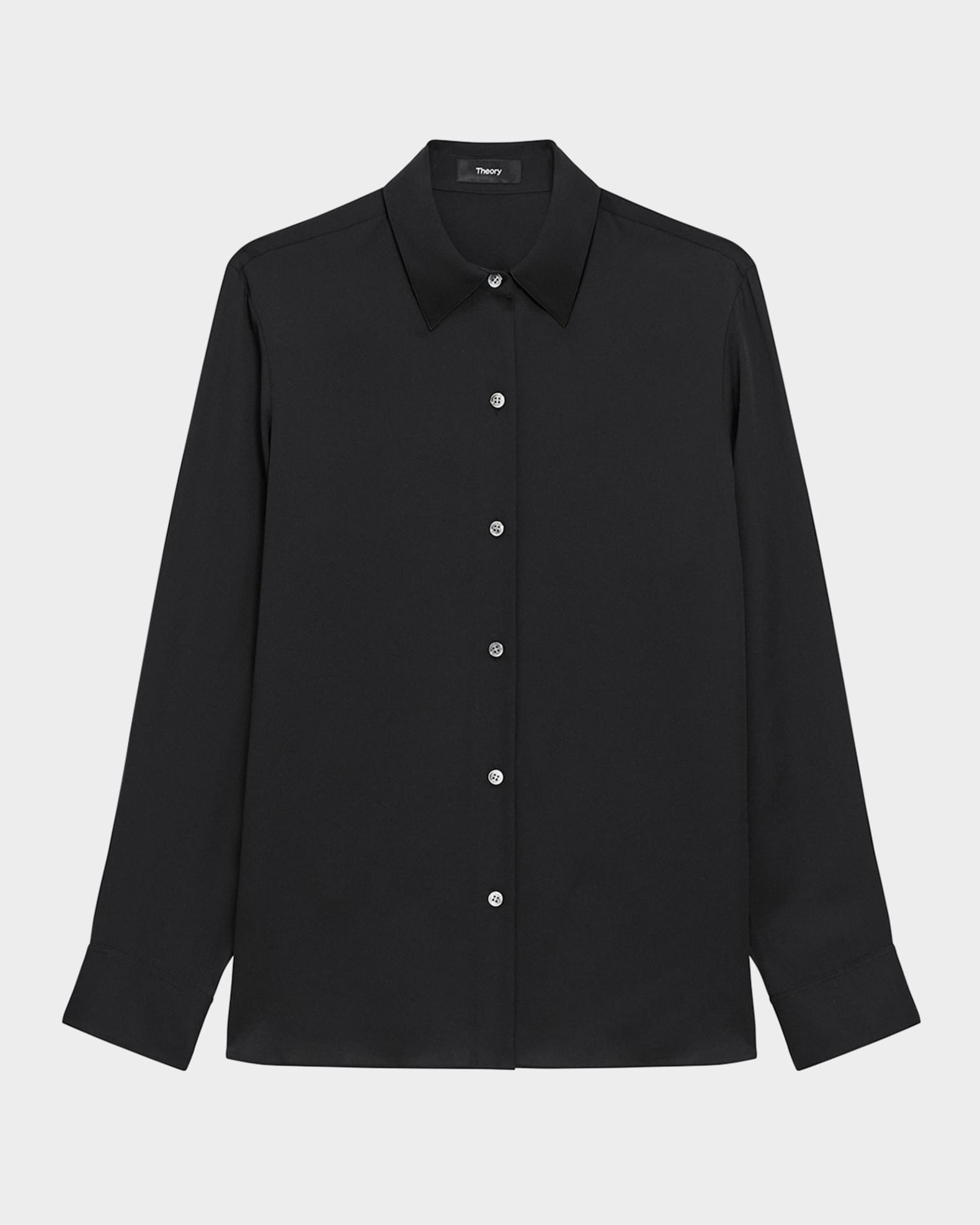 Silk Straight Shirt 0